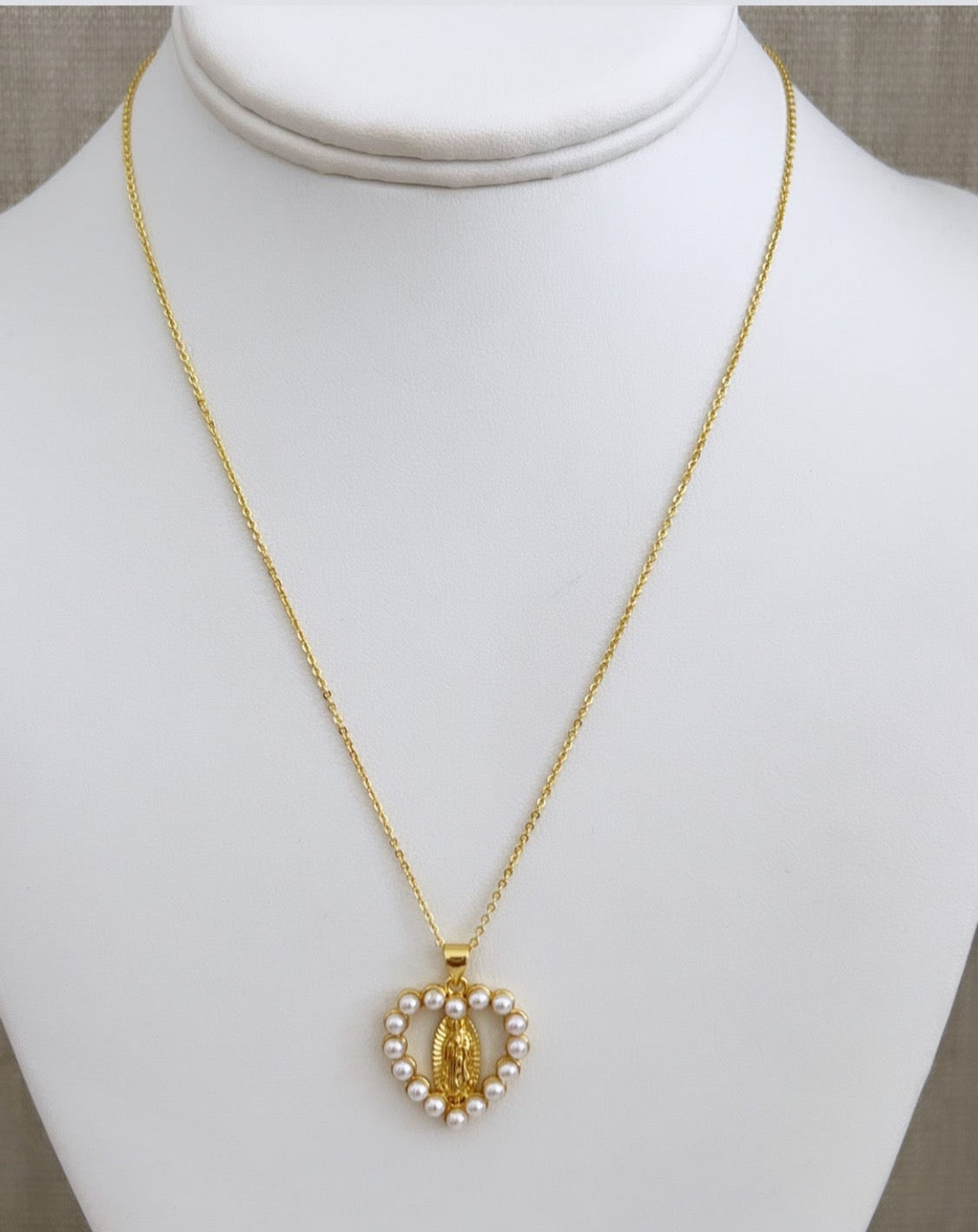 Guadalupe Heart Necklace