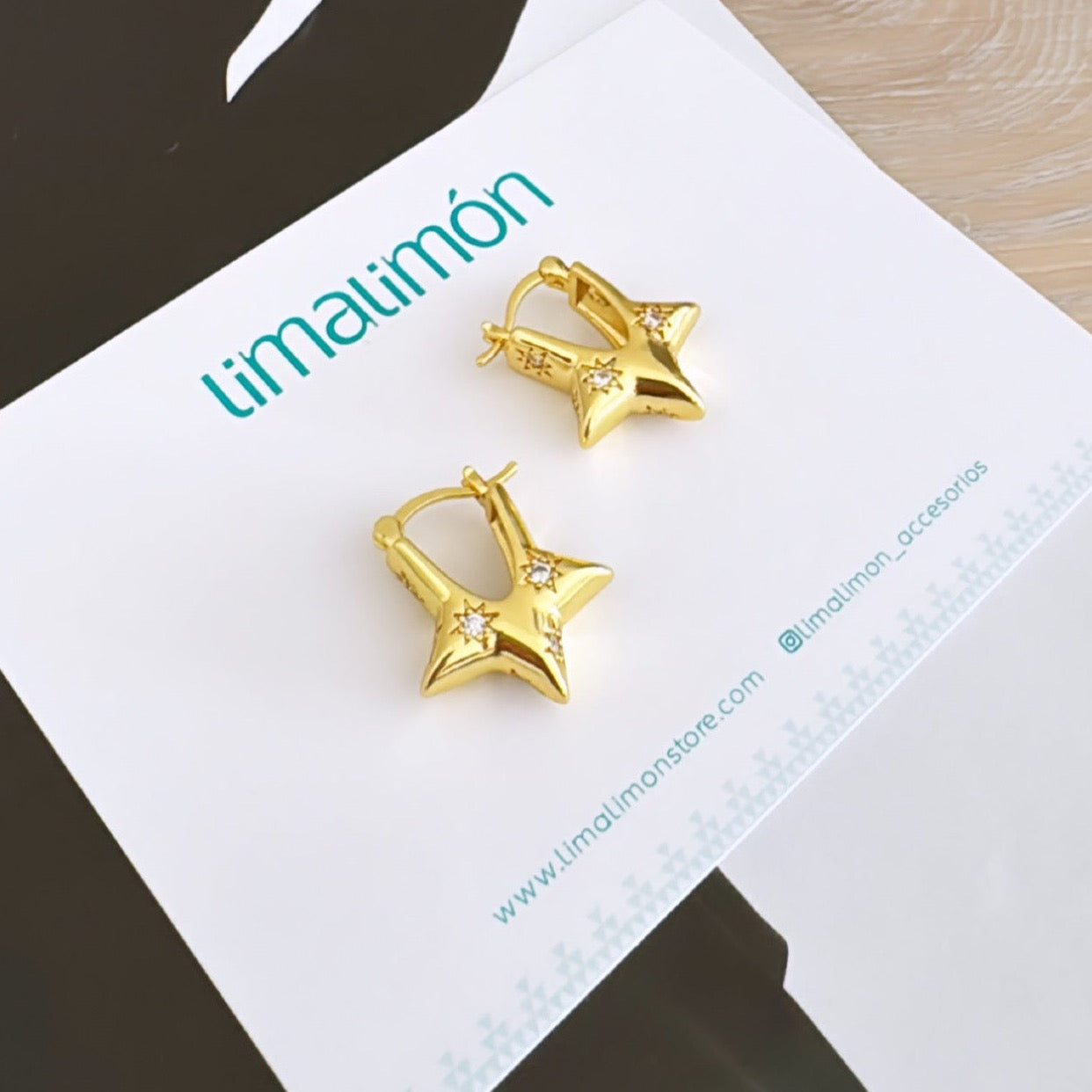 Star Gold Earring