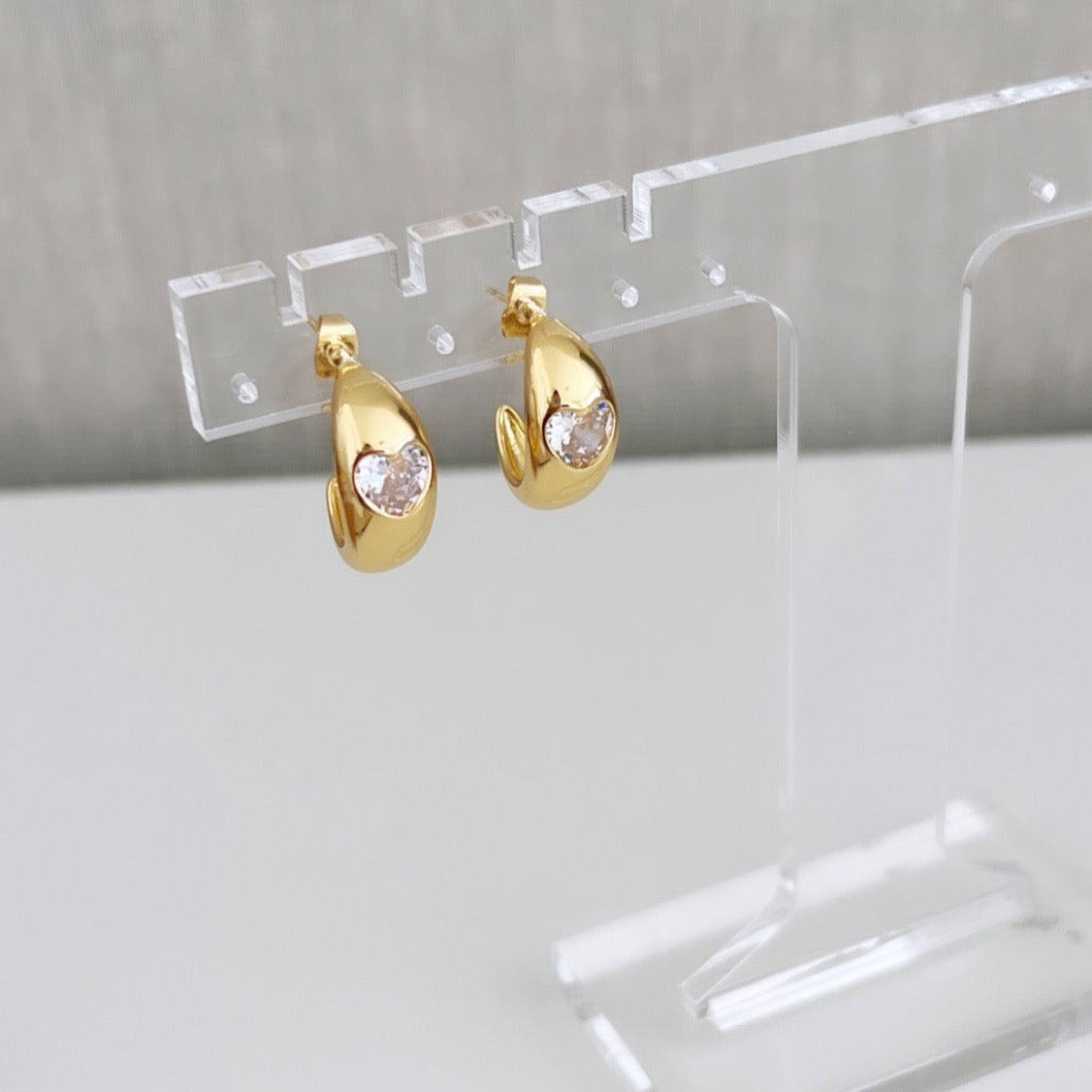 Heart Gold Earring