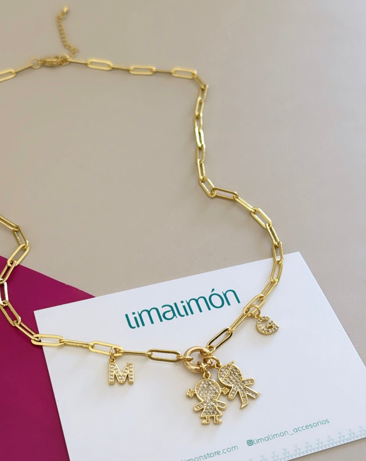 2 Pair Kids Necklace - Custom | LimaLimón Store - 4