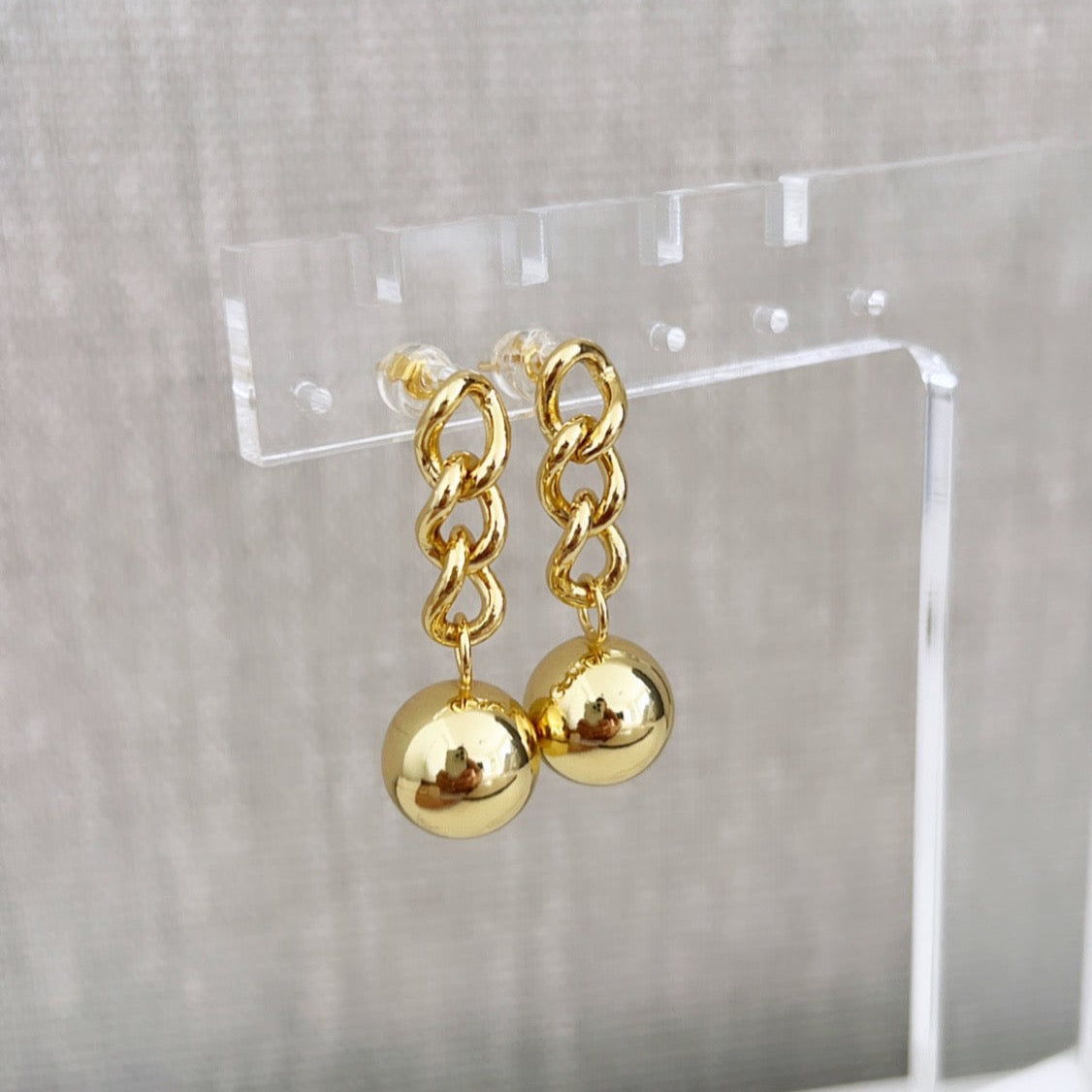 Gold Huggies Earring