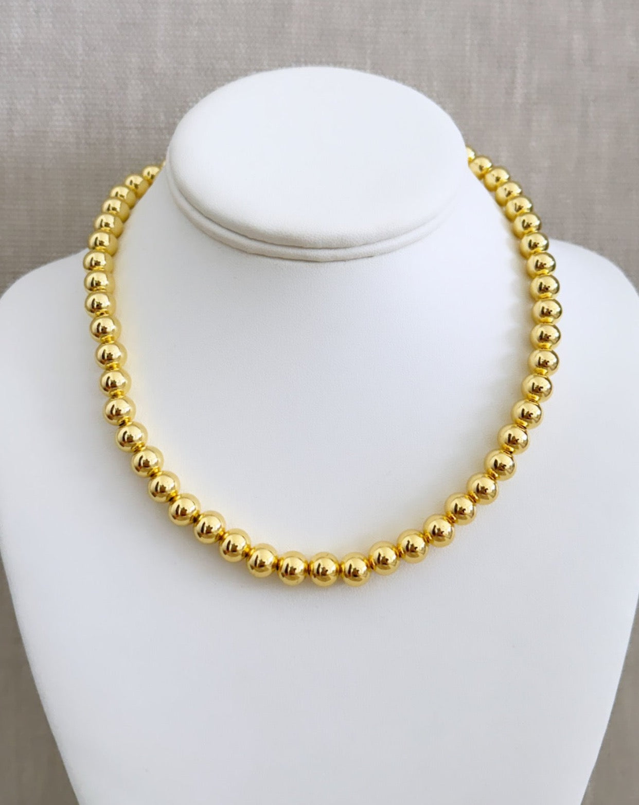Beads Gold Necklace