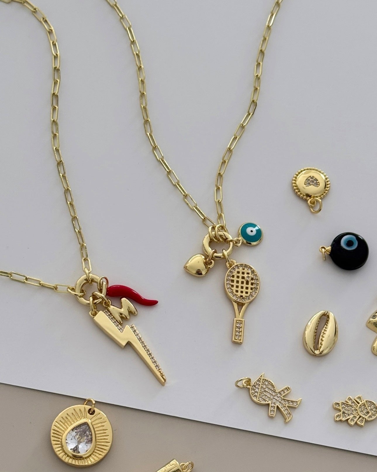 3 Charms Personalized Necklace - LimaLimón Store