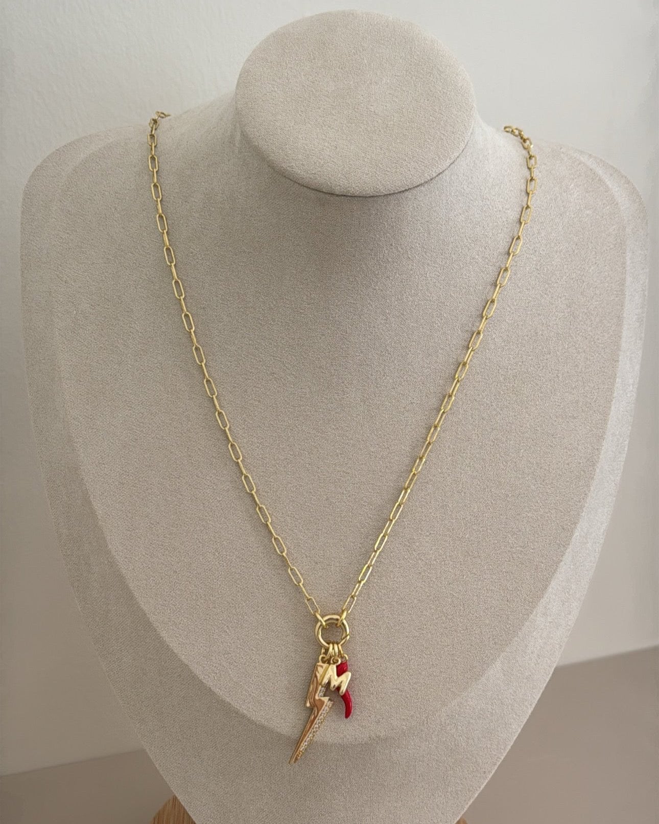 3 Charms Personalized Necklace - LimaLimón Store