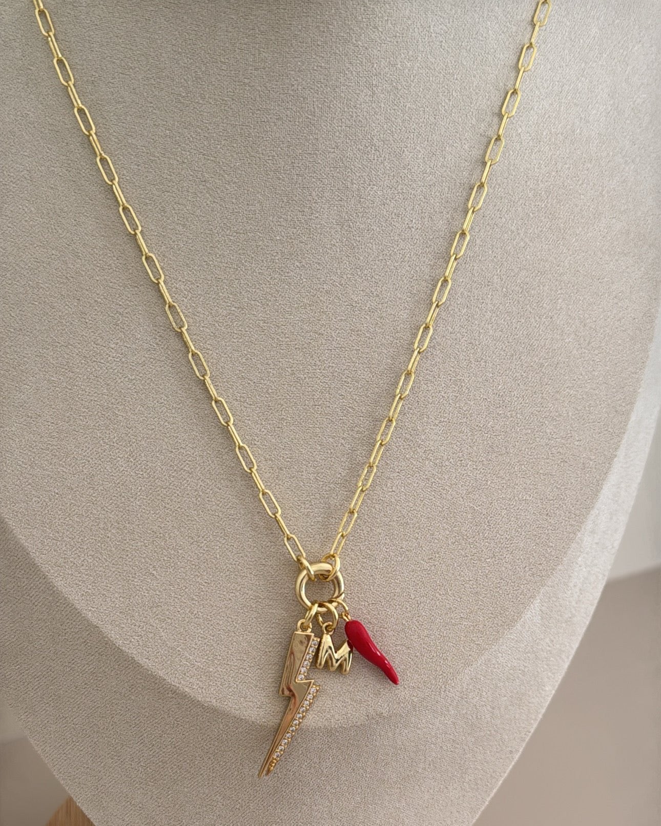 3 Charms Personalized Necklace - LimaLimón Store
