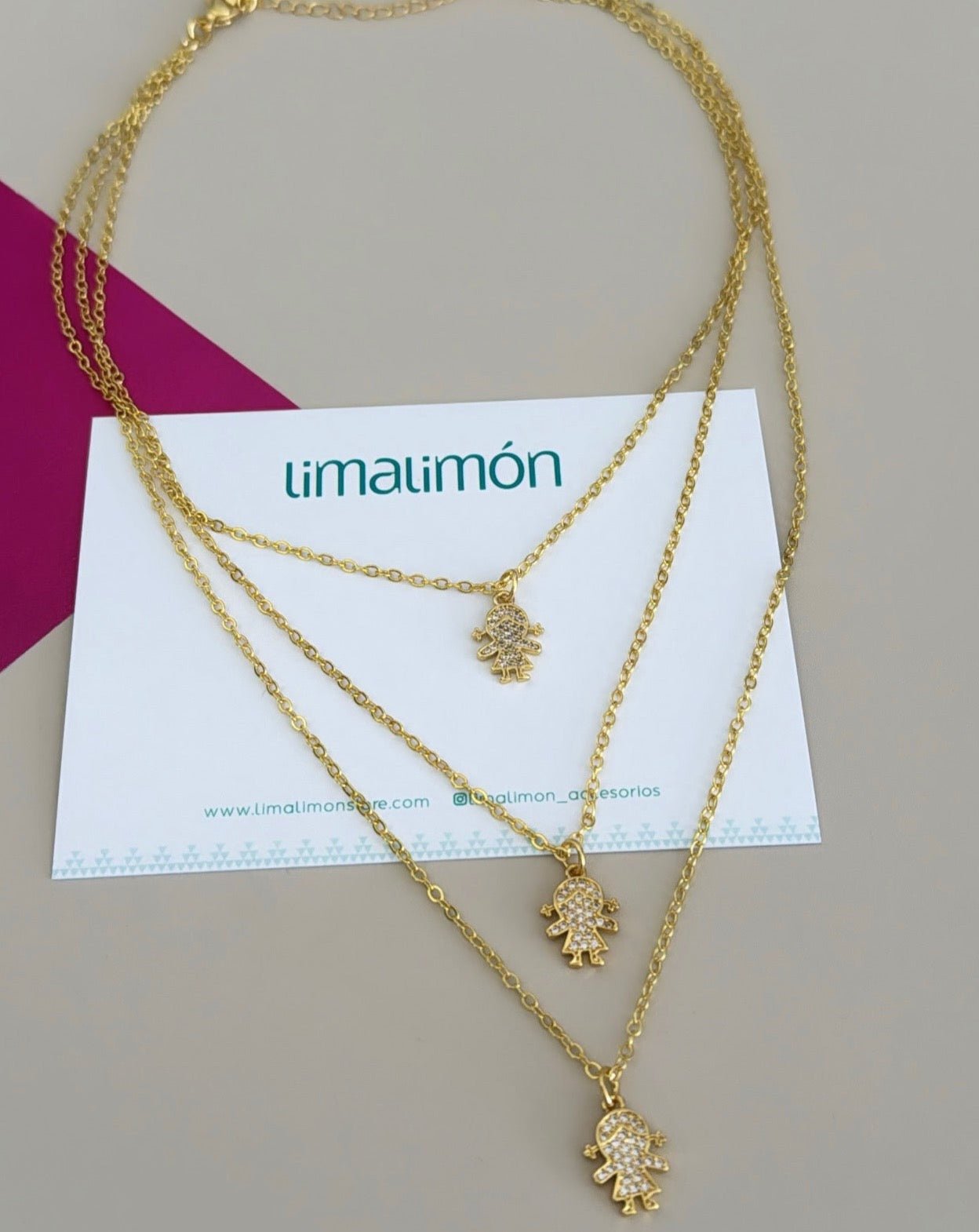 3 Kids Layering - Necklace | LimaLimón Store - 4