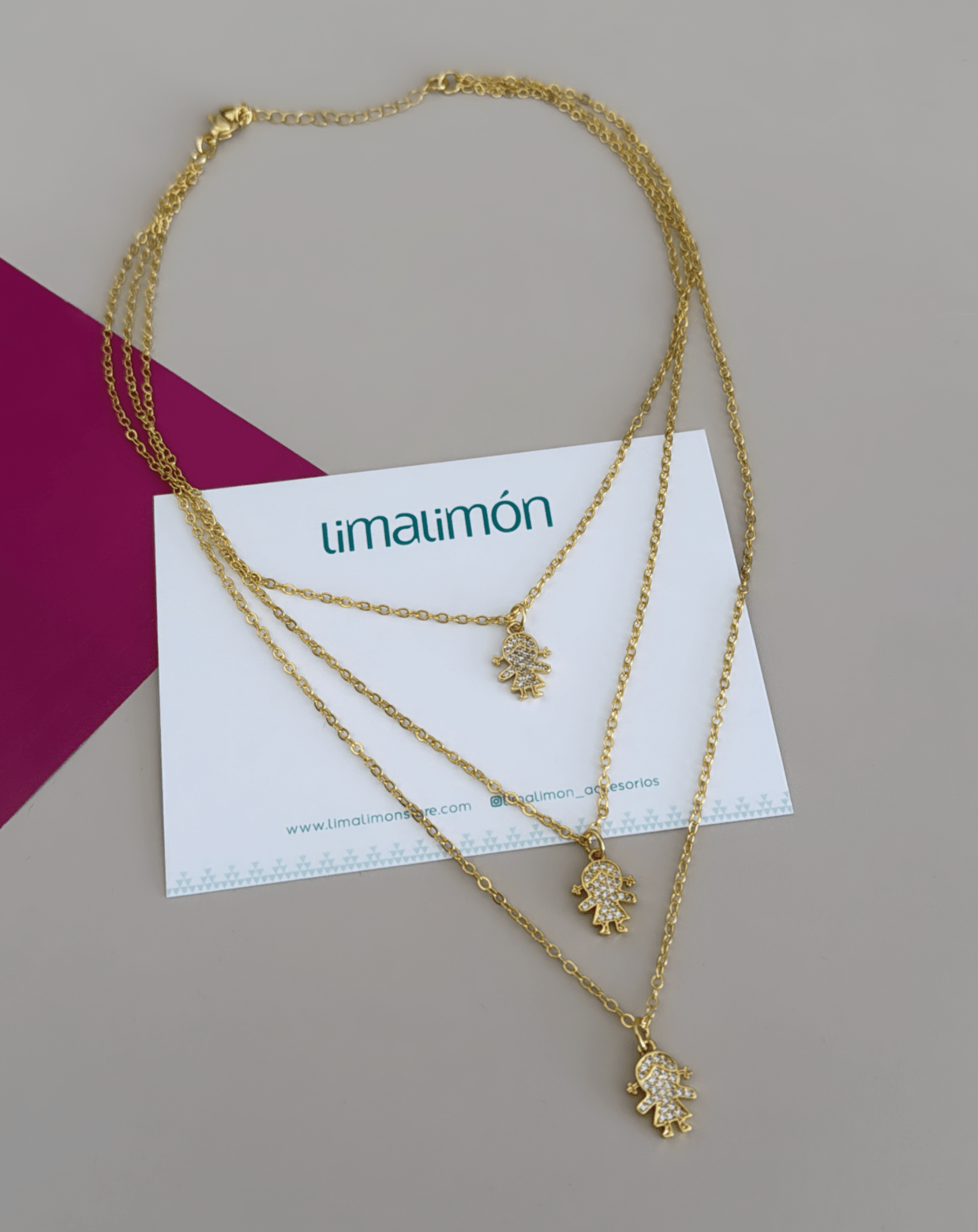 3 Kids Layering - Necklace | LimaLimón Store - 3