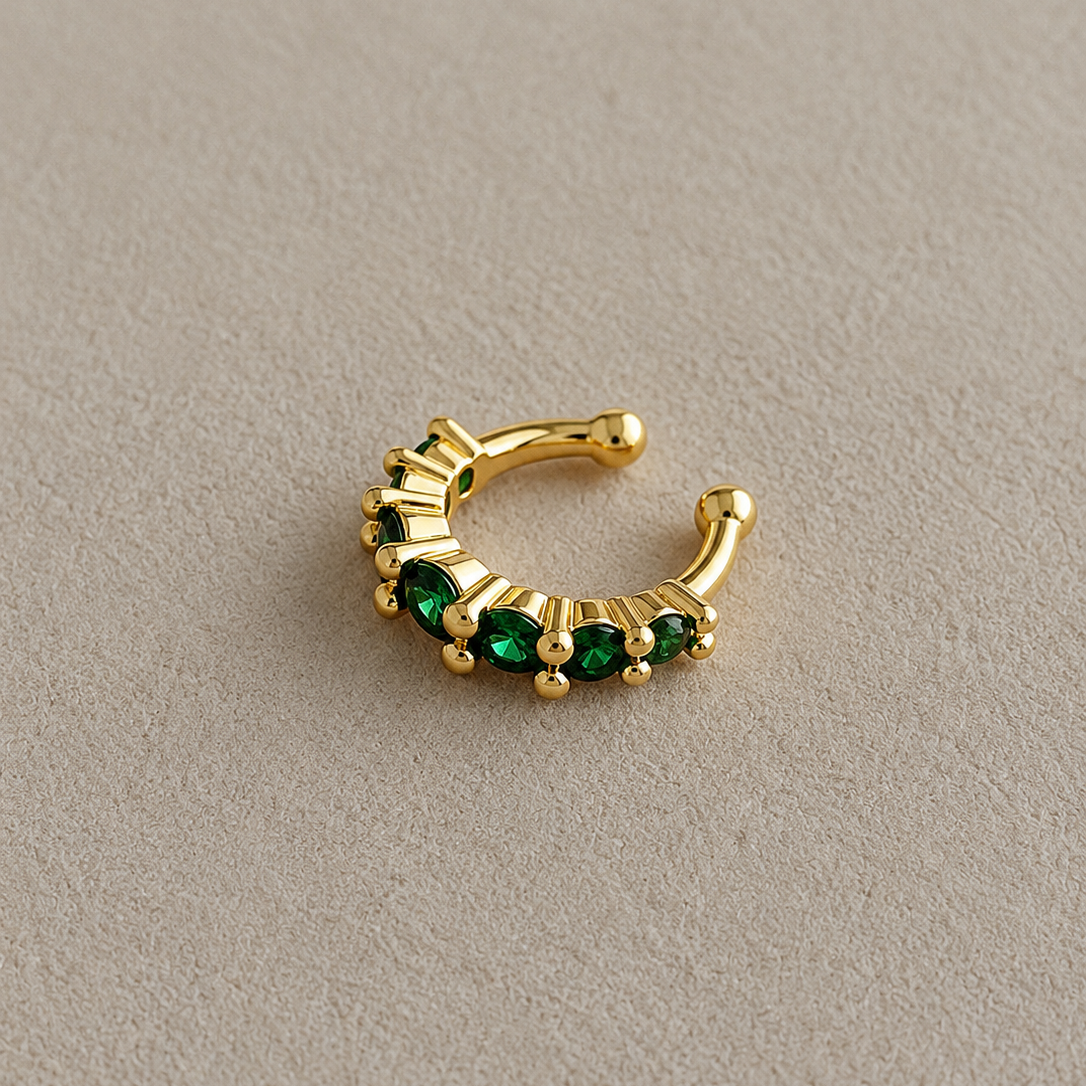 Crystal Spark Ear Cuff