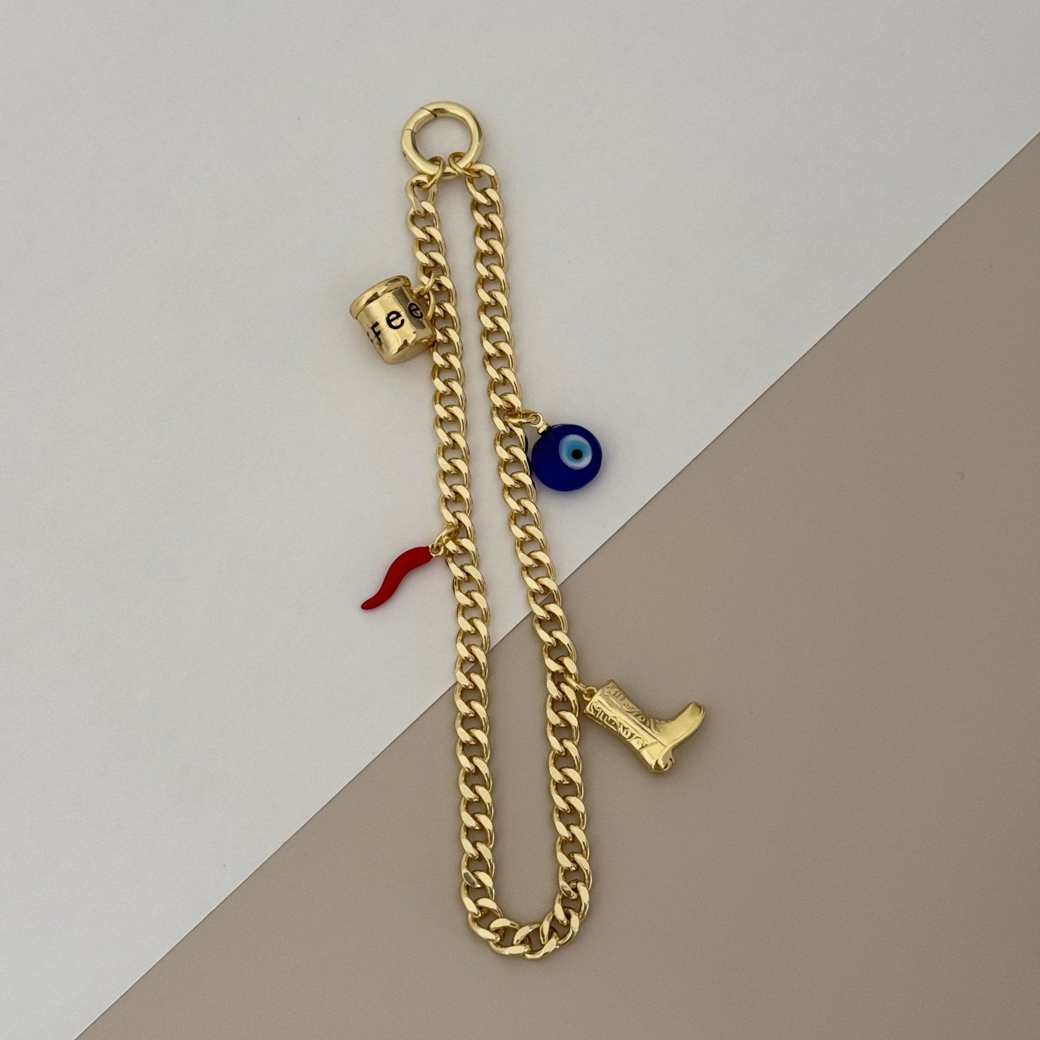 4 Charms Bag Charm - Sunny Cords | LimaLimón Store - 1