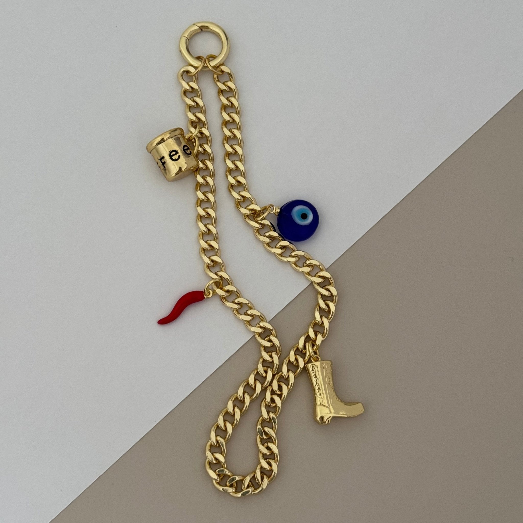 4 Charms Bag Charm - Sunny Cords | LimaLimón Store - 2