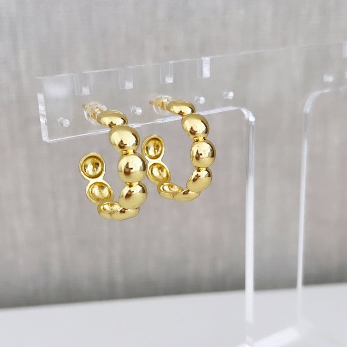 Gold Hoops Earring