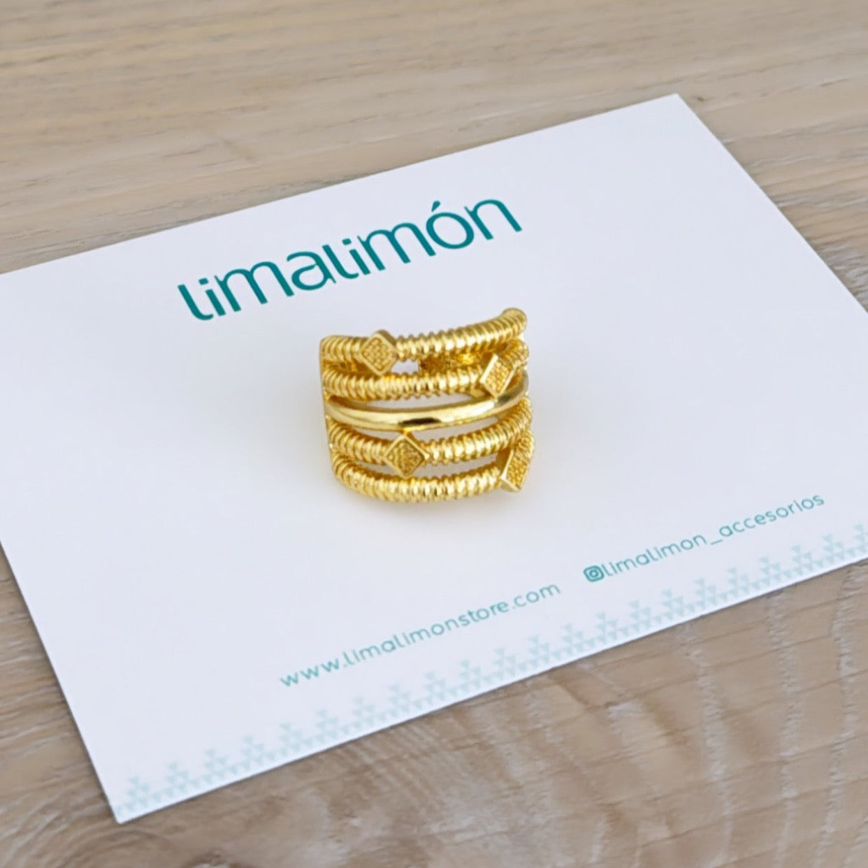Gold and Silver Ring
