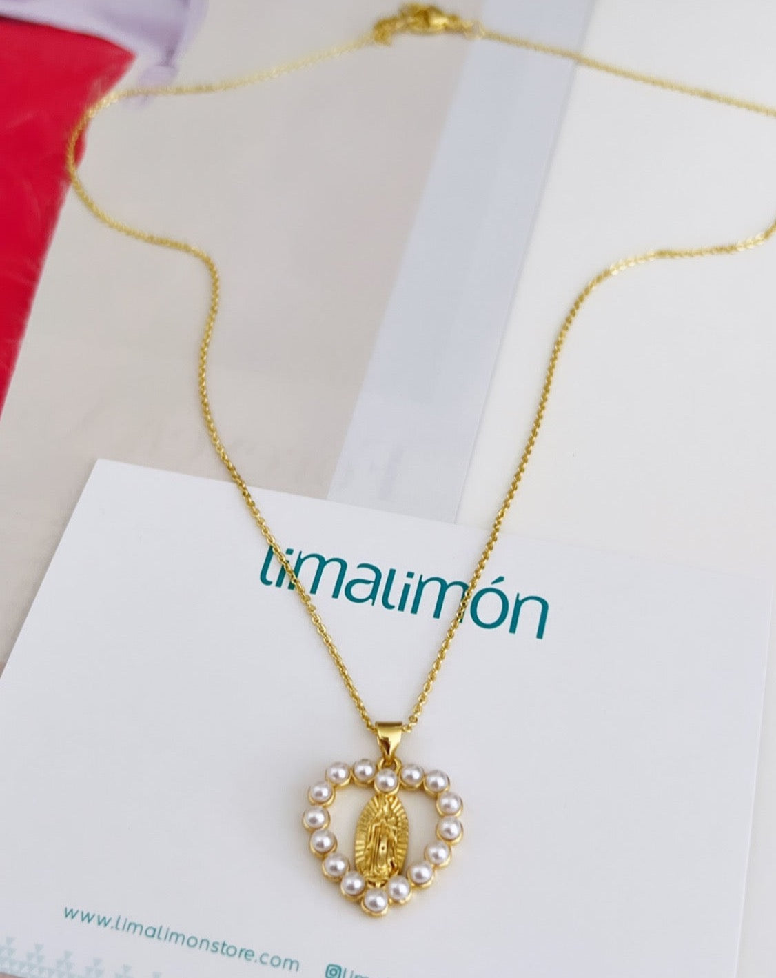Guadalupe Heart Necklace
