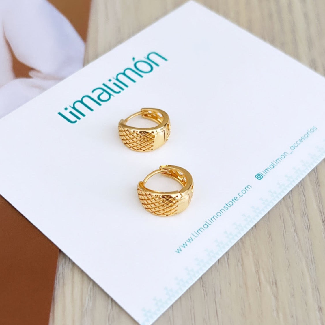 Gold Hoops Earring