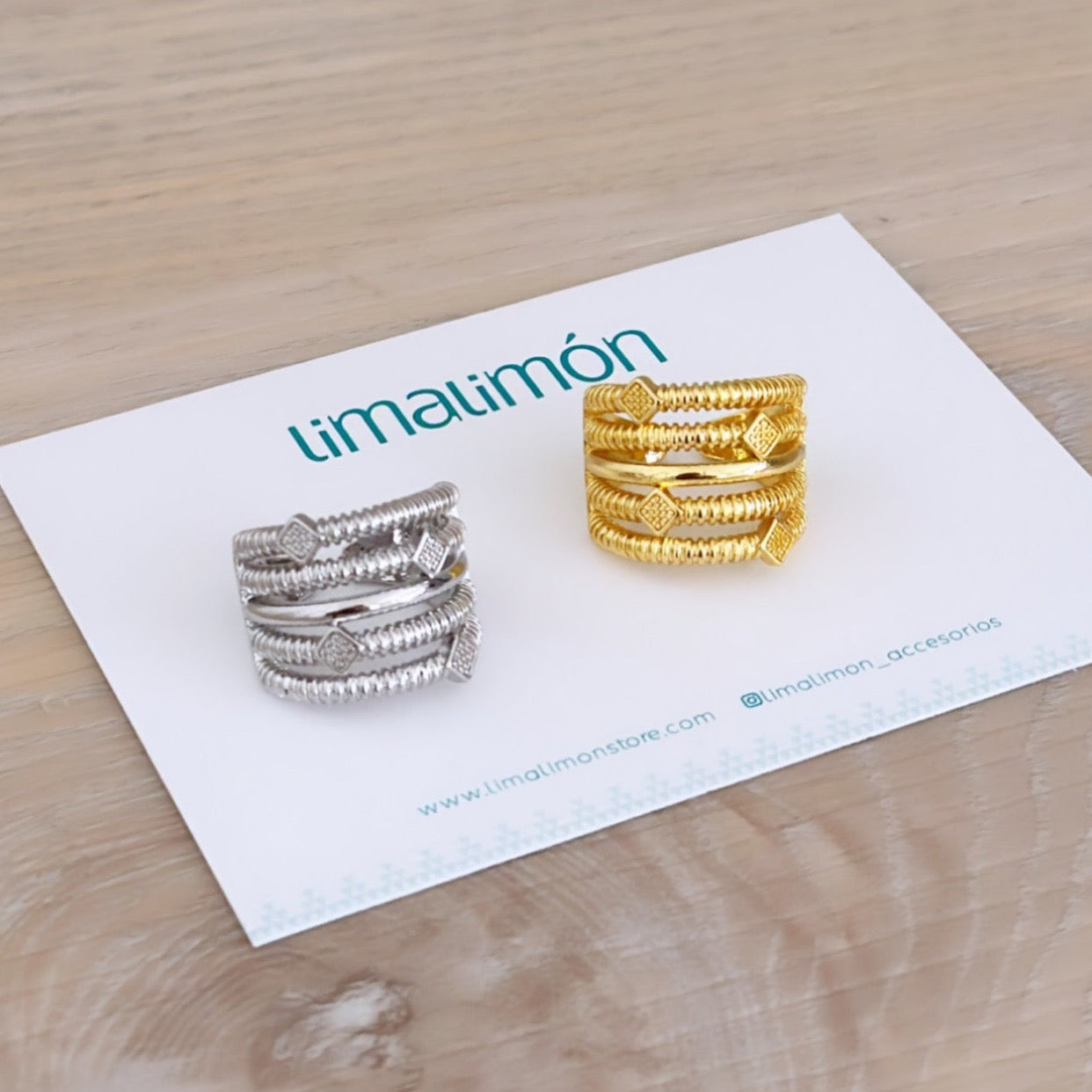 Gold and Silver Ring