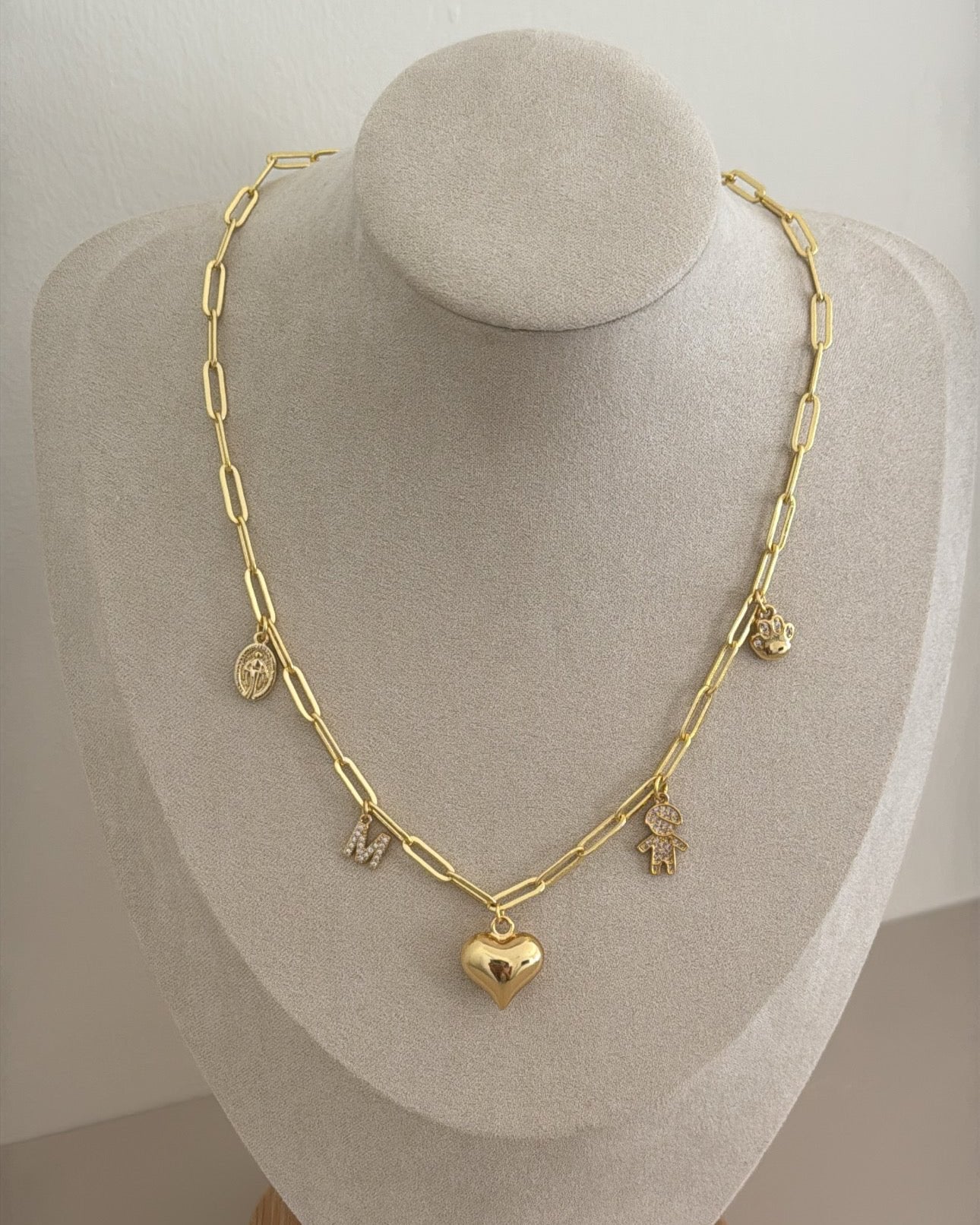 5 Charms Personalized Necklace - Custom Necklace | LimaLimón Store - 10