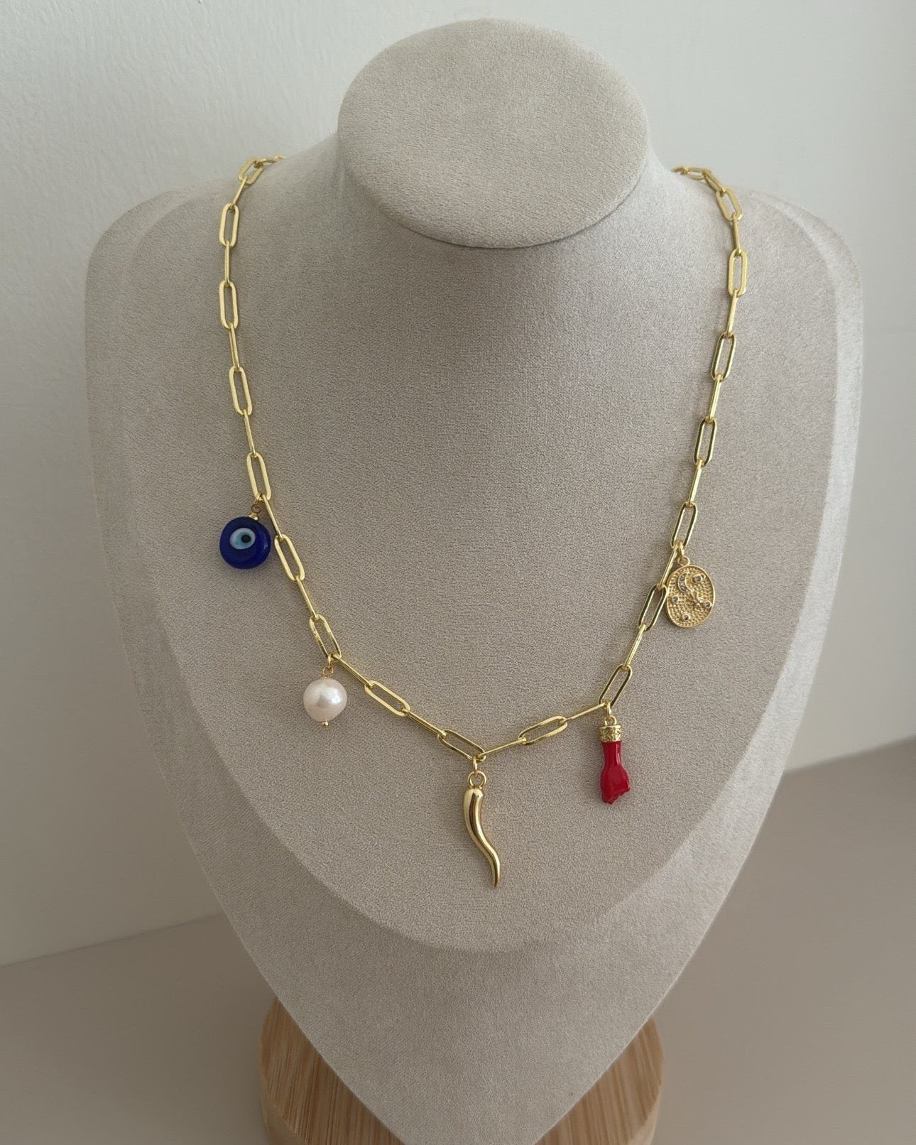 5 Charms Personalized Necklace - Custom Necklace | LimaLimón Store - 9