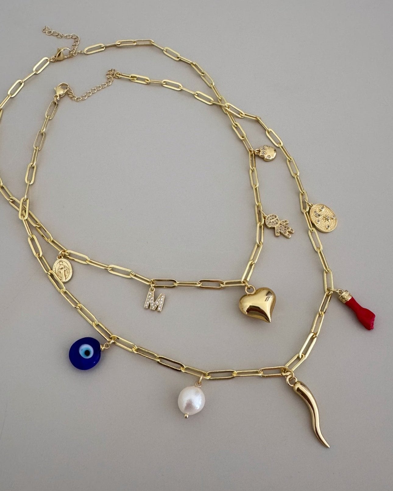 5 Charms Personalized Necklace - Custom Necklace | LimaLimón Store - 11