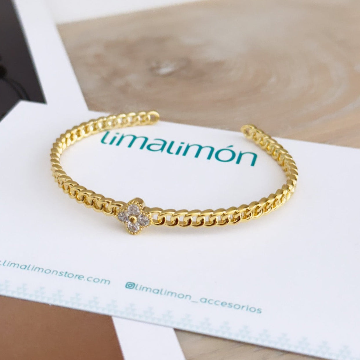 Flower Zirconia Bracelet