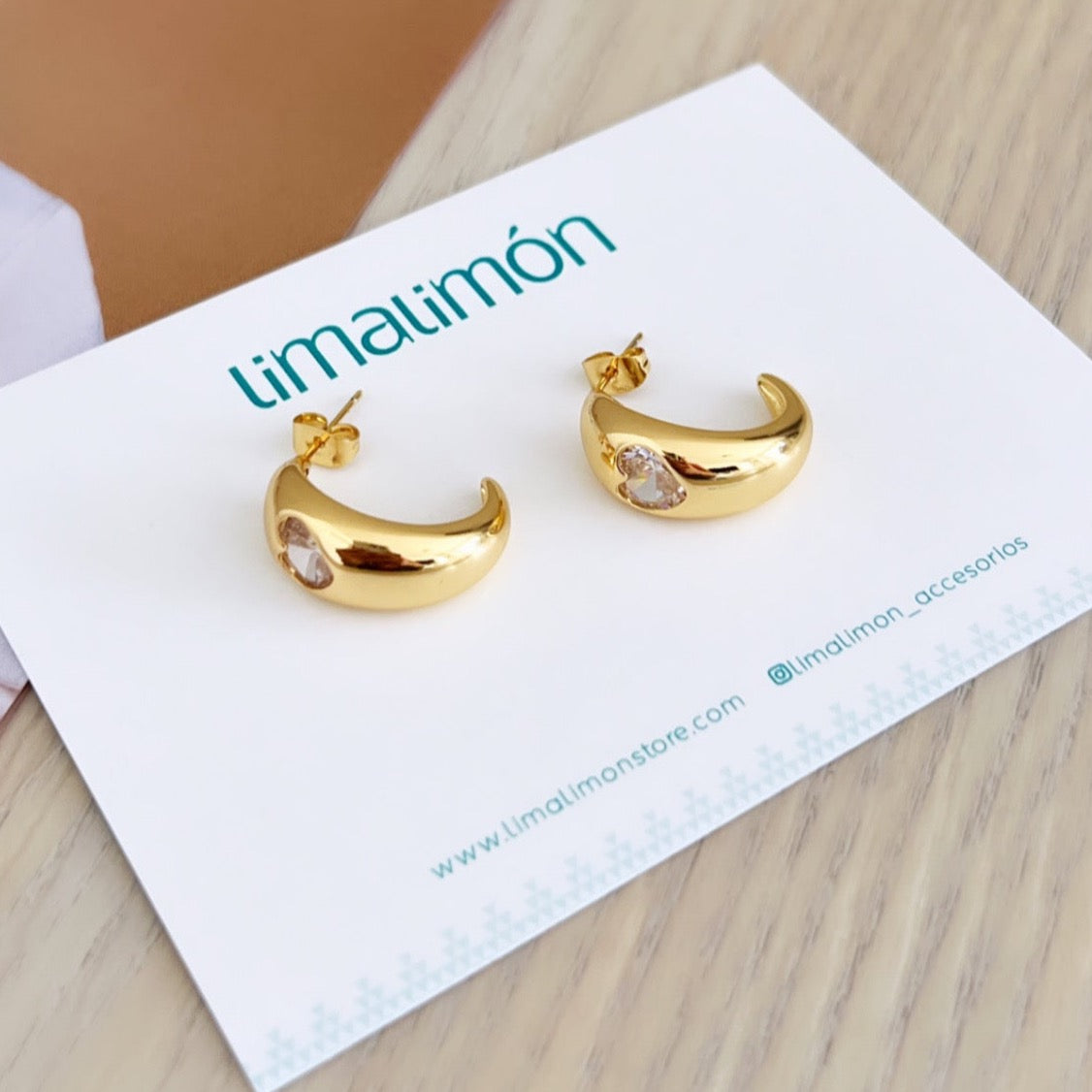 Heart Gold Earring
