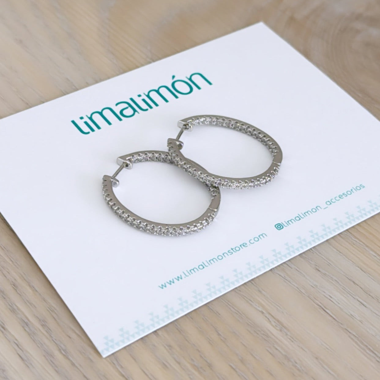 Silver Hoops