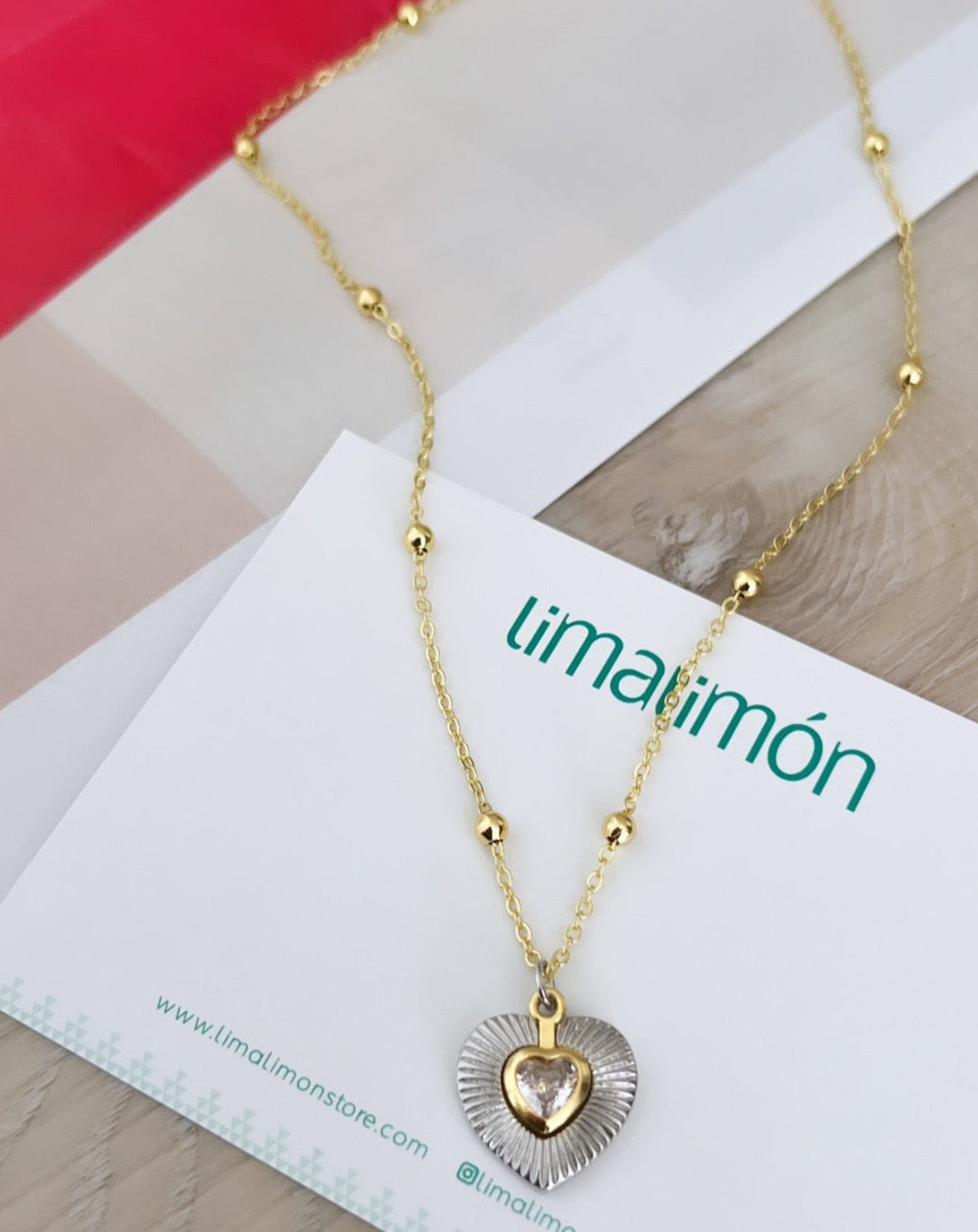 Heart Stone Necklace