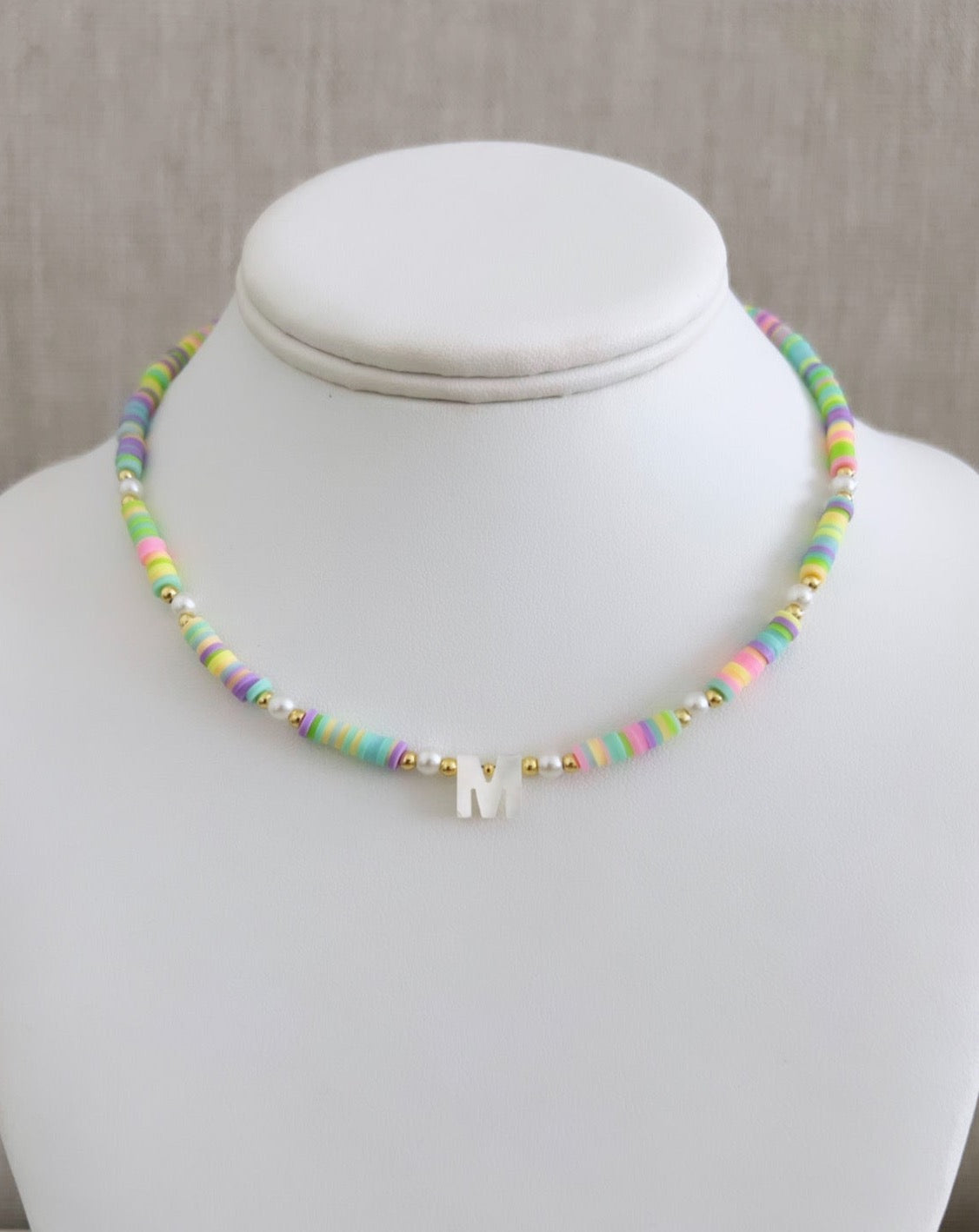 Summer Initial Necklace