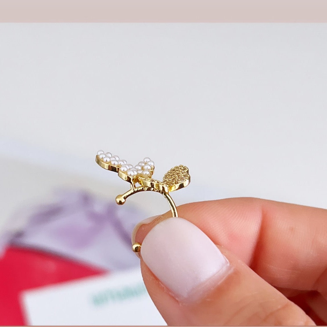 Butterfly Ear Cuff