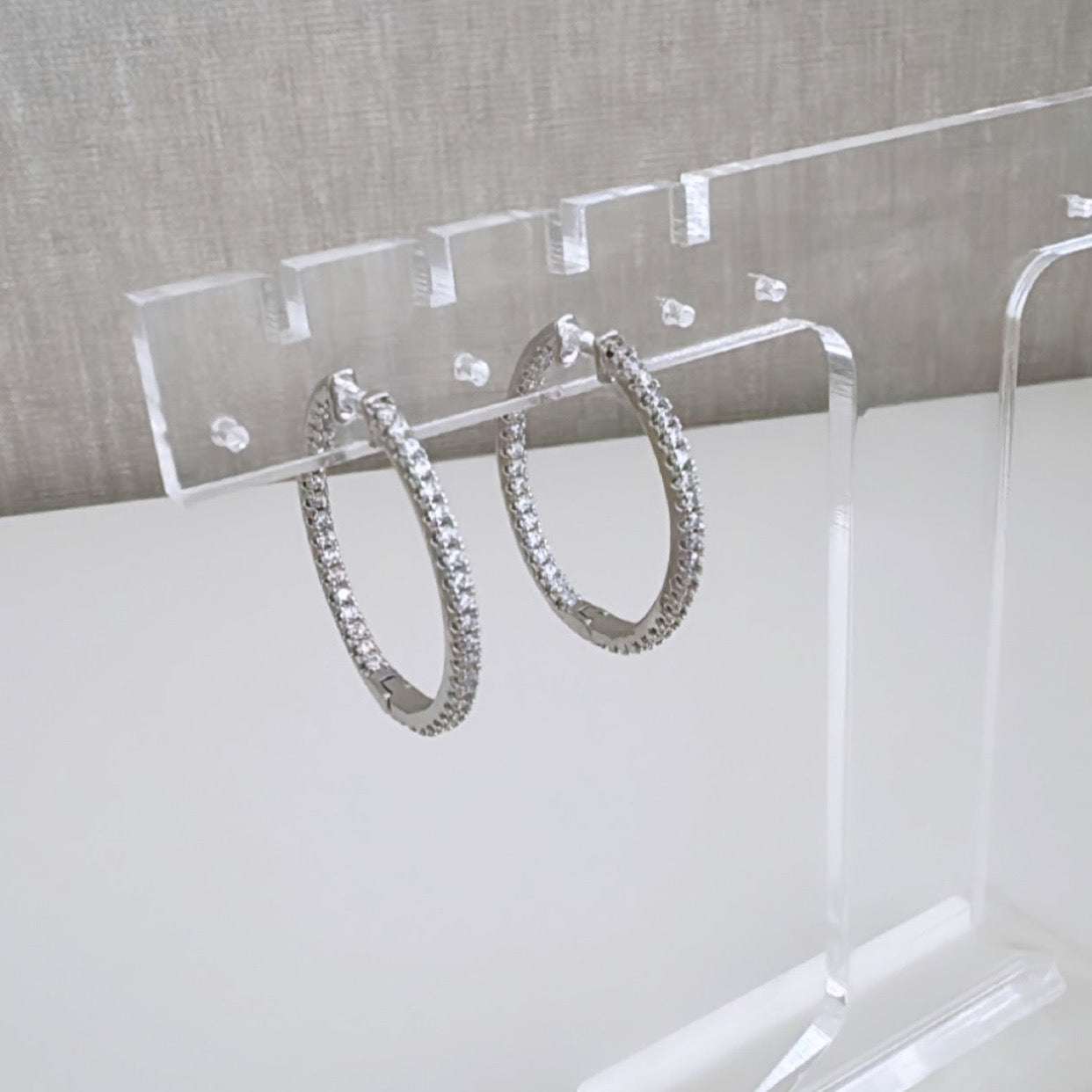 Silver Hoops