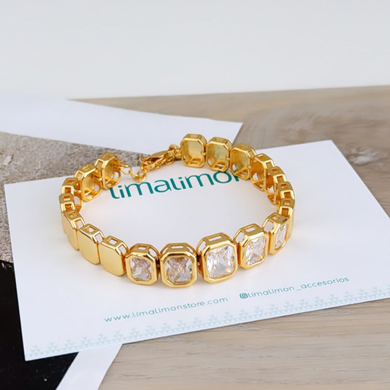 Gold Zirconia Bracelet