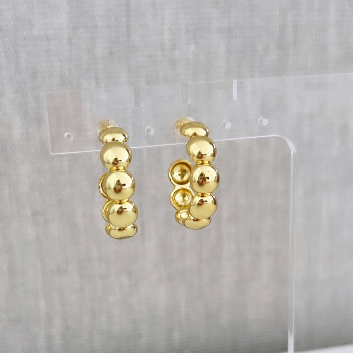 Gold Hoops Earring