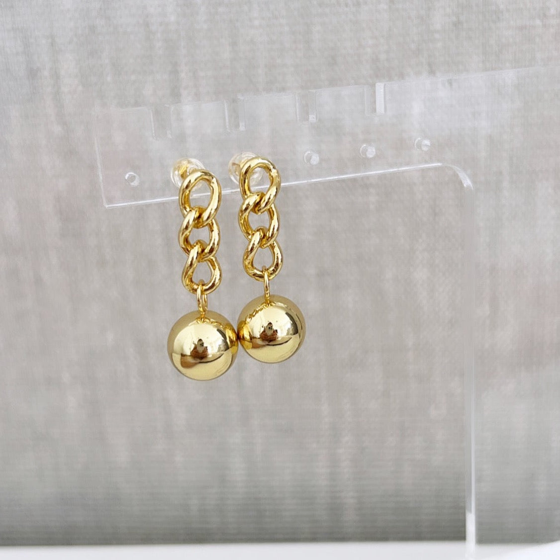 Gold Huggies Earring