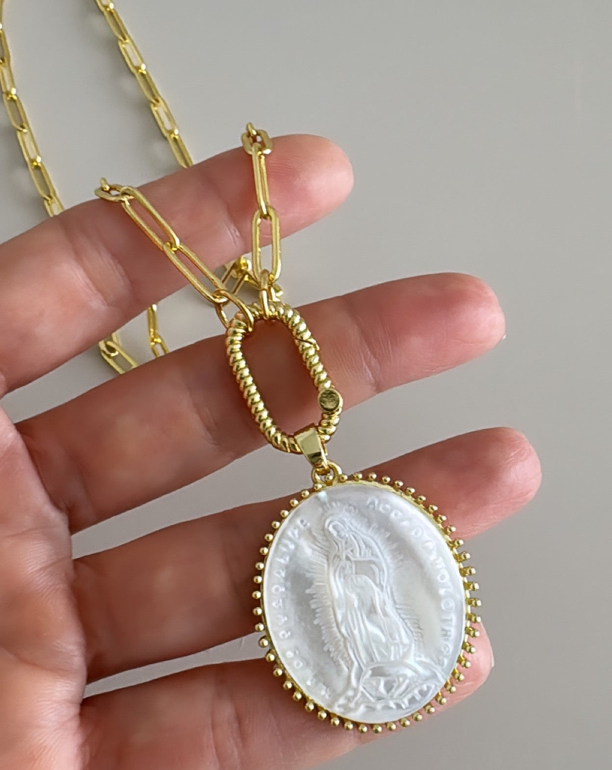 Guadalupe Virgin Necklace