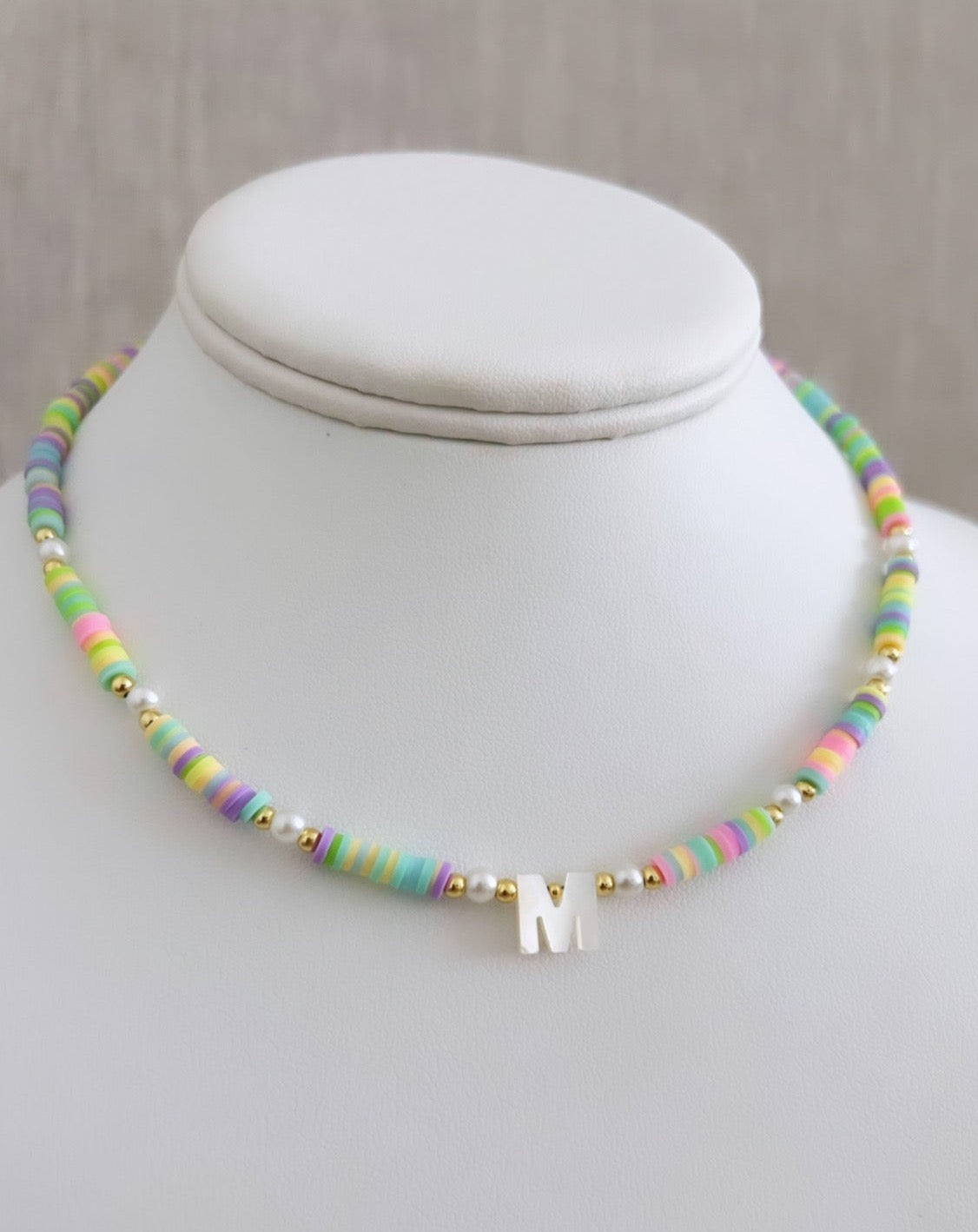 Summer Initial Necklace