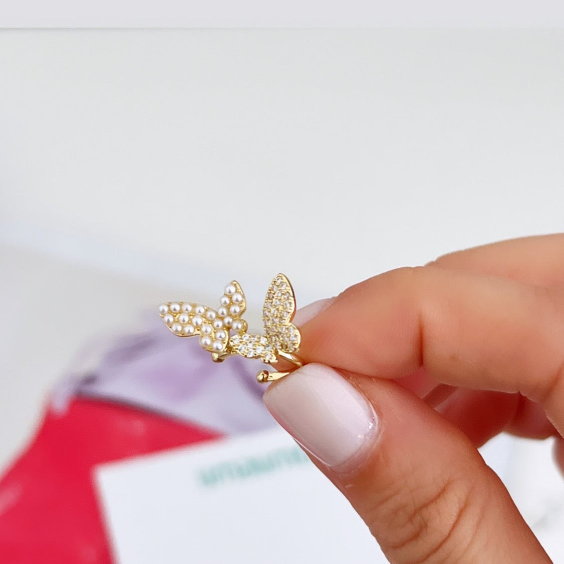 Butterfly Ear Cuff