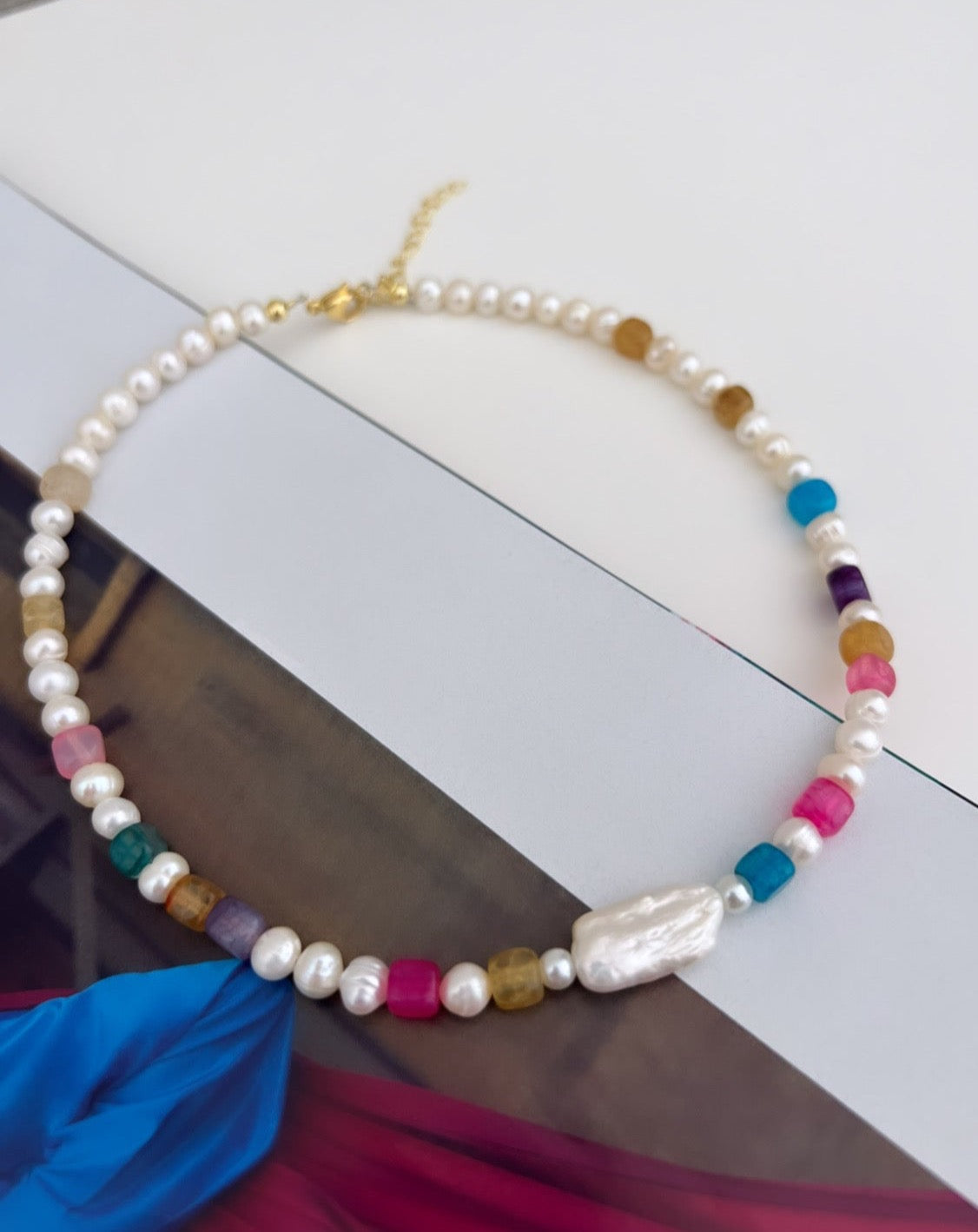 Pearls and Colors Necklace