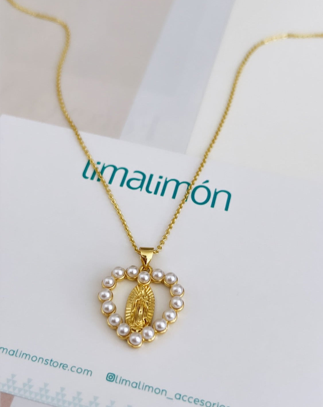 Guadalupe Heart Necklace