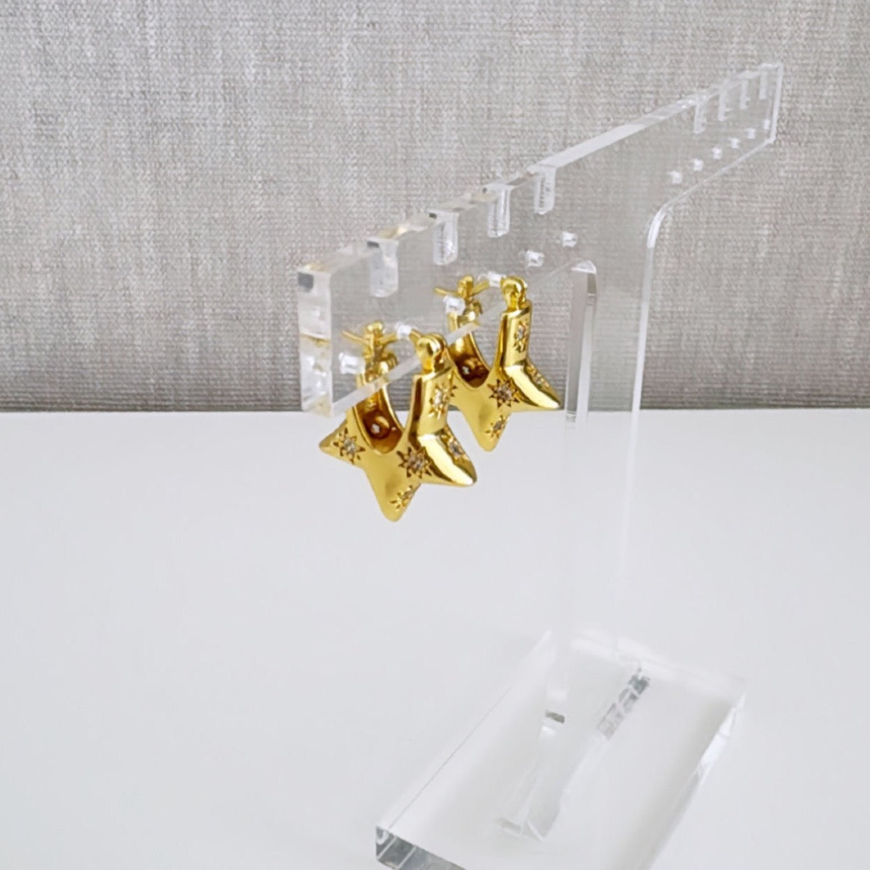Star Gold Earring