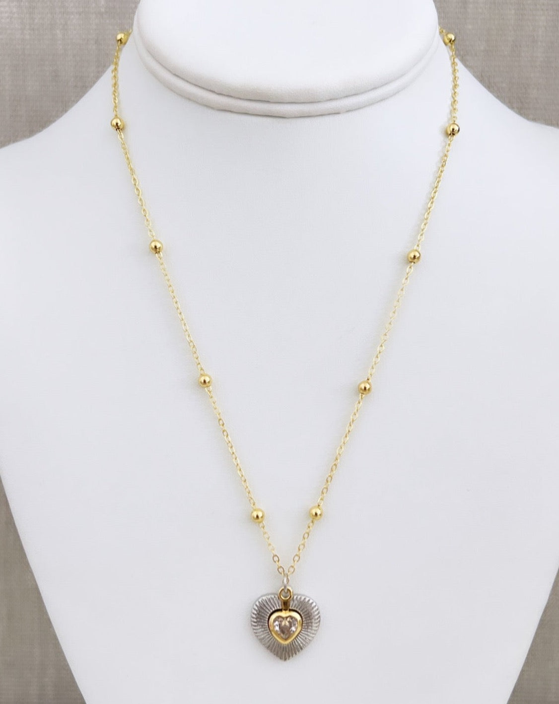 Heart Stone Necklace