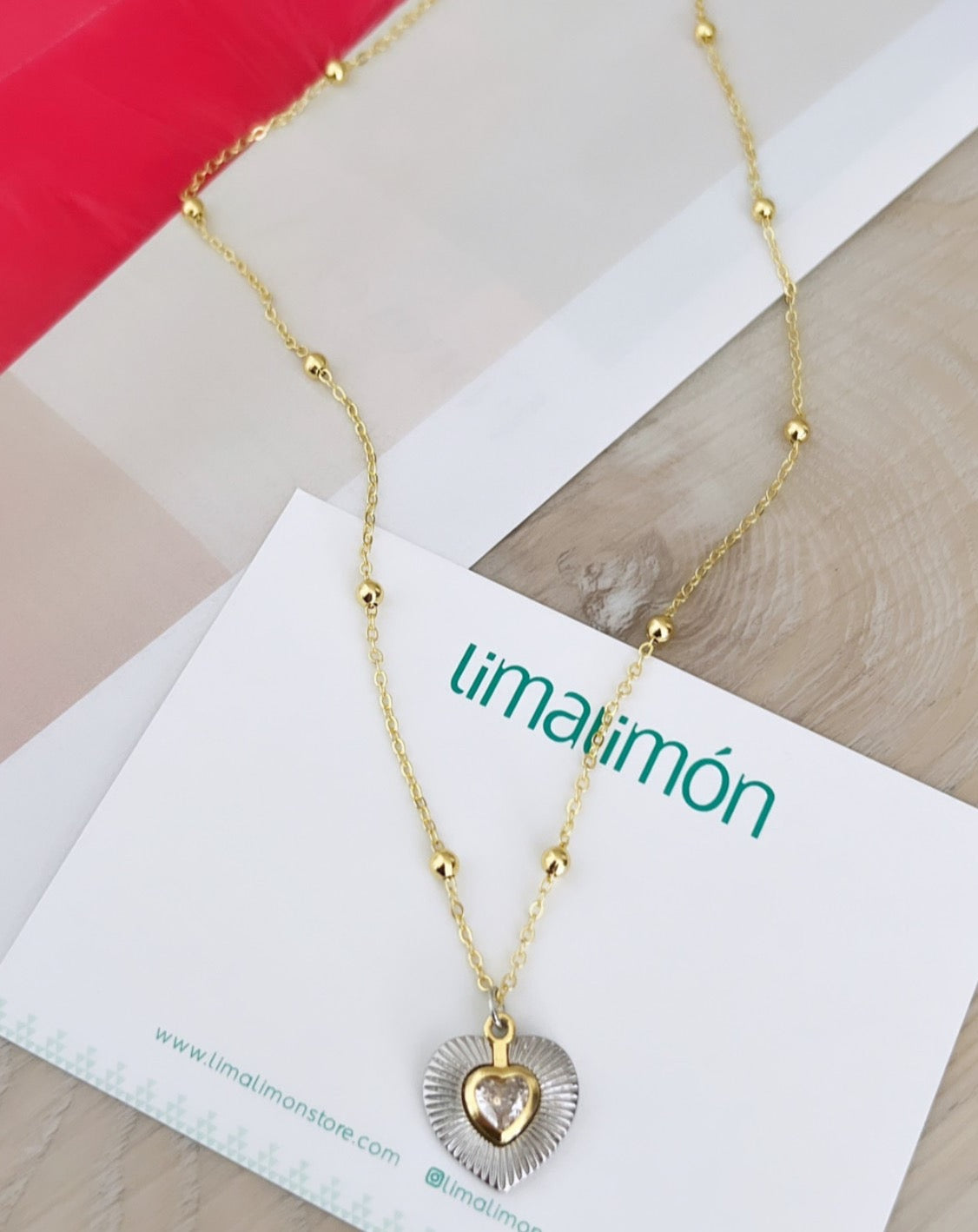 Heart Stone Necklace