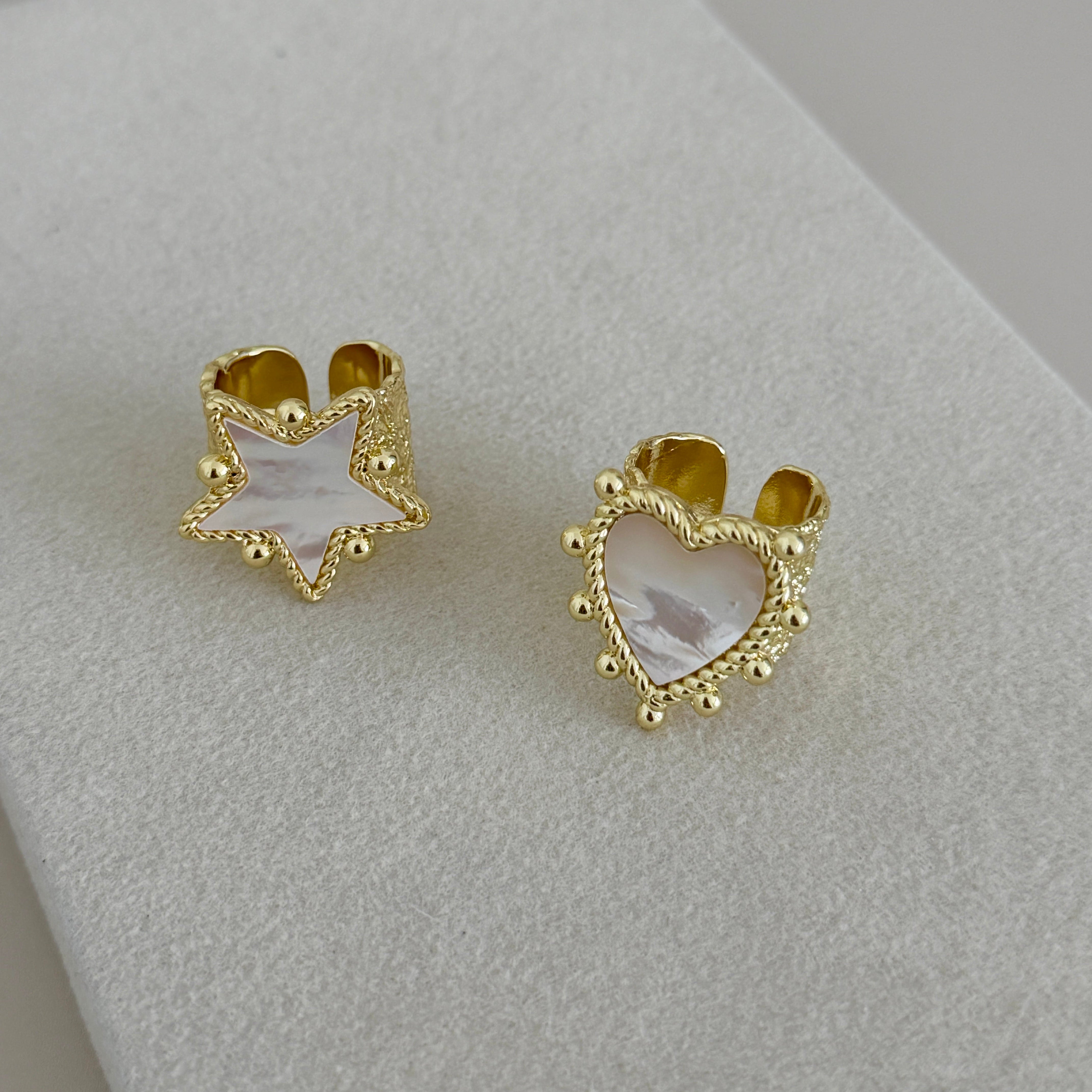 Luna Charm Adjustable Ring