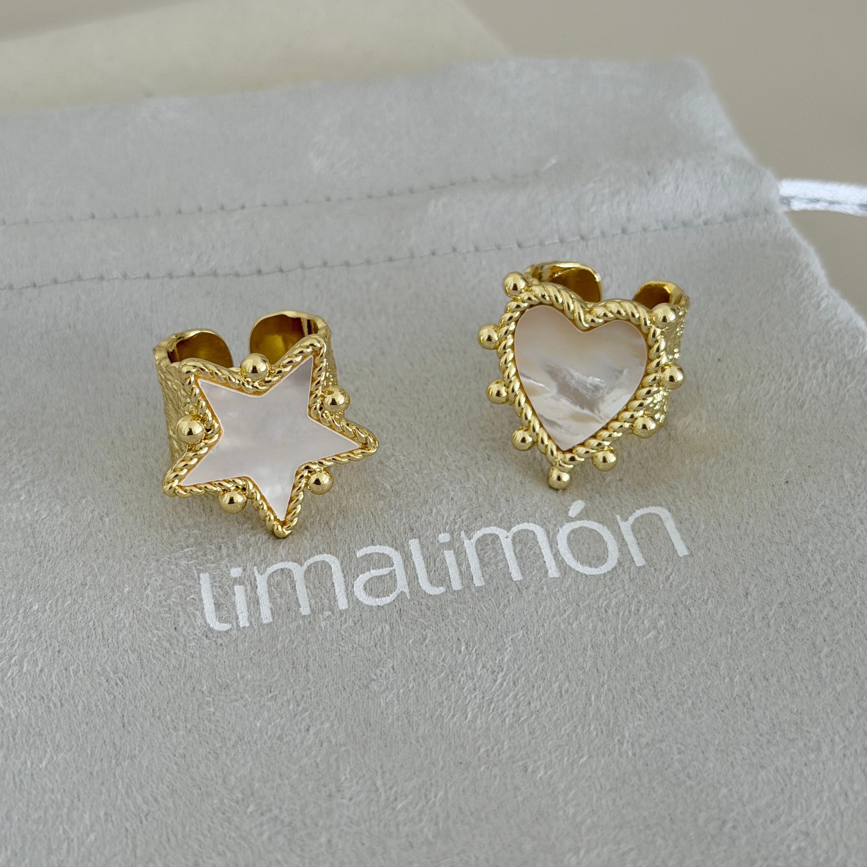 Luna Charm Adjustable Ring