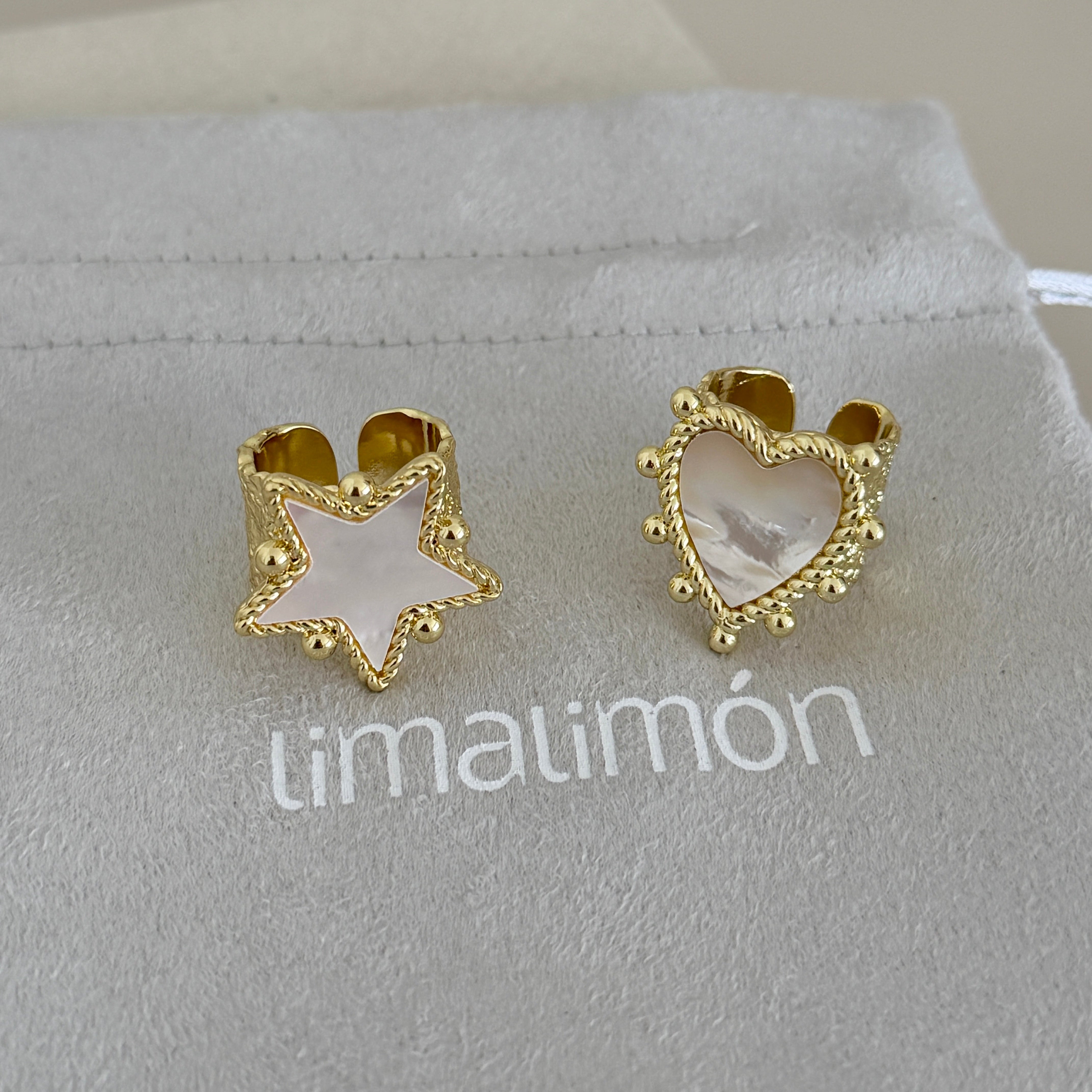 Luna Charm Adjustable Ring