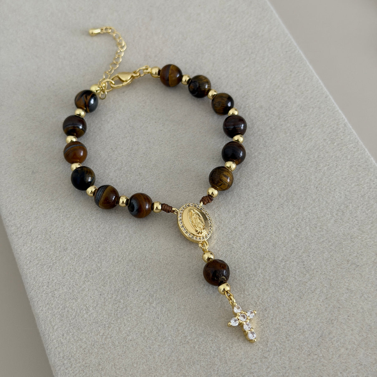 Tiger Eye Faith Bracelet