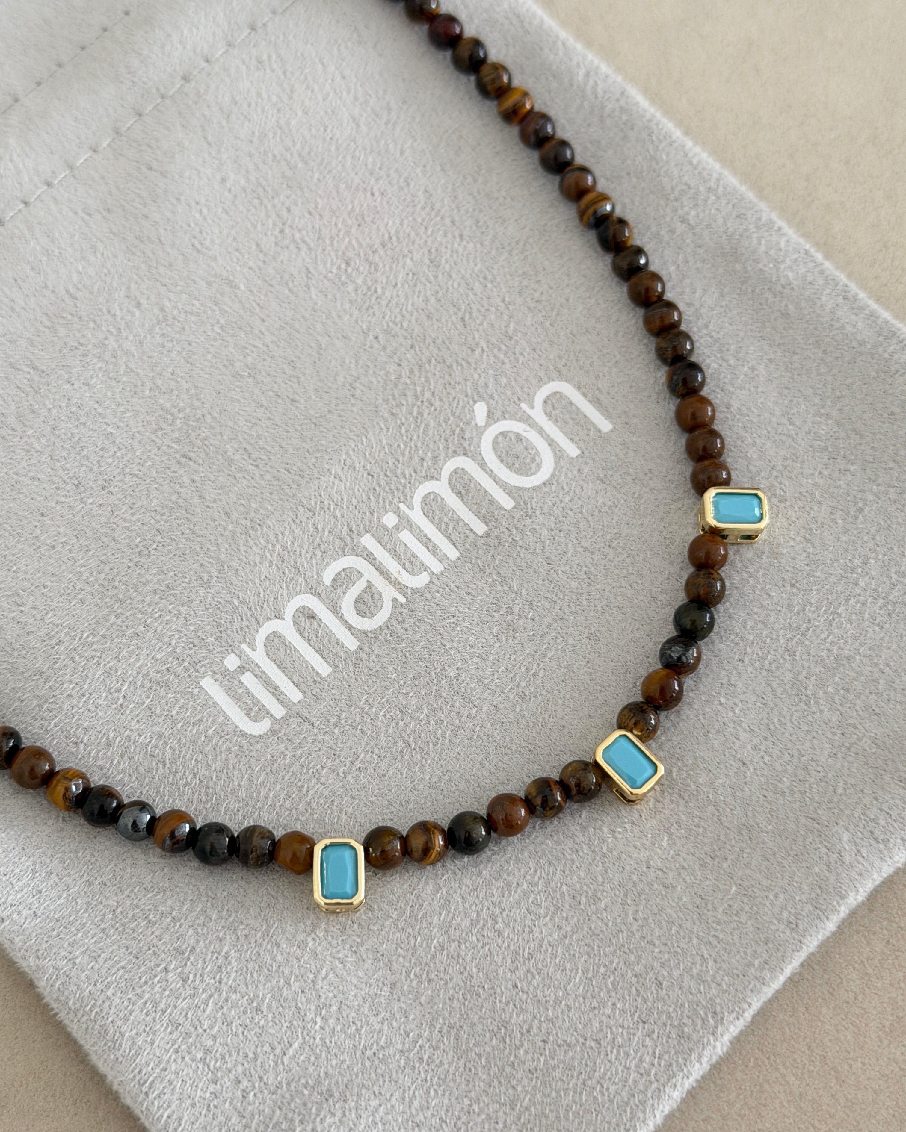 Tiger Eye Turquoise Necklace
