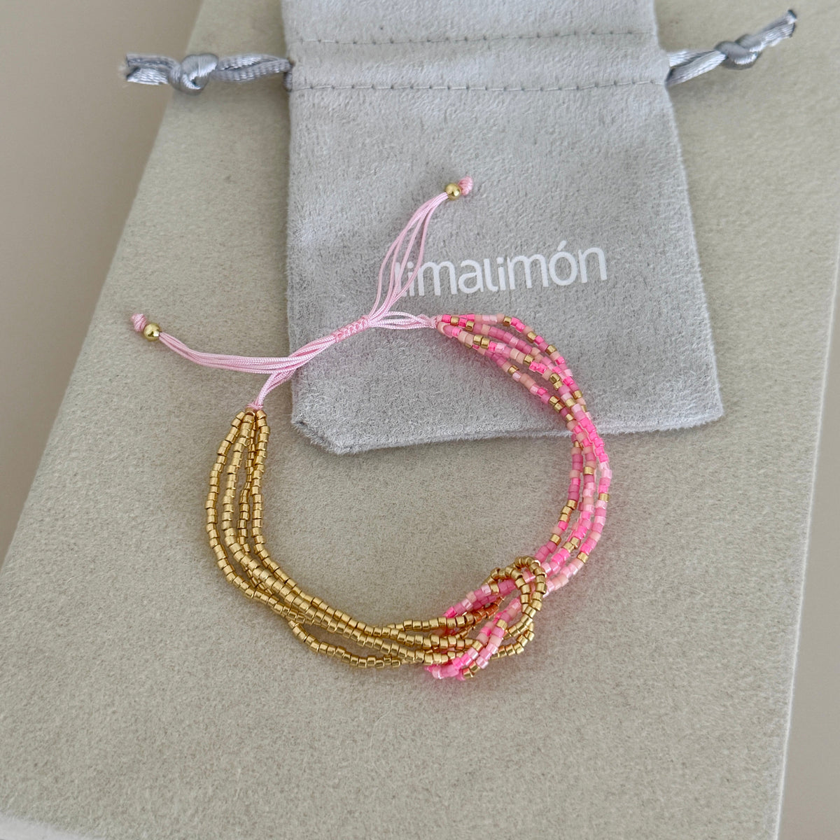Love Knot Beaded Bracelet