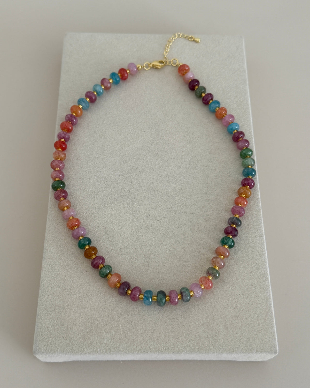 Rainbow Gemstone Necklace