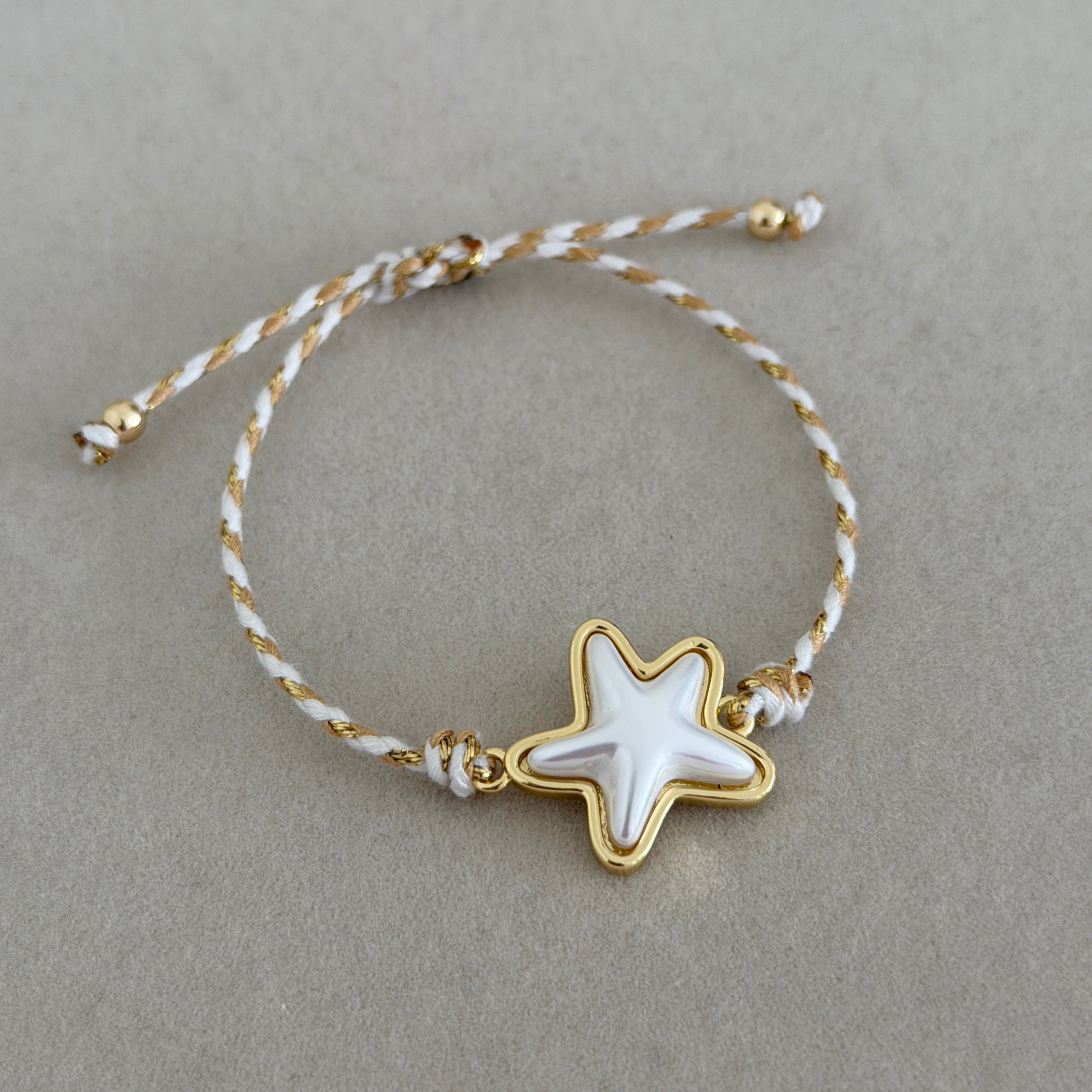 Starfish Cord Bracelet