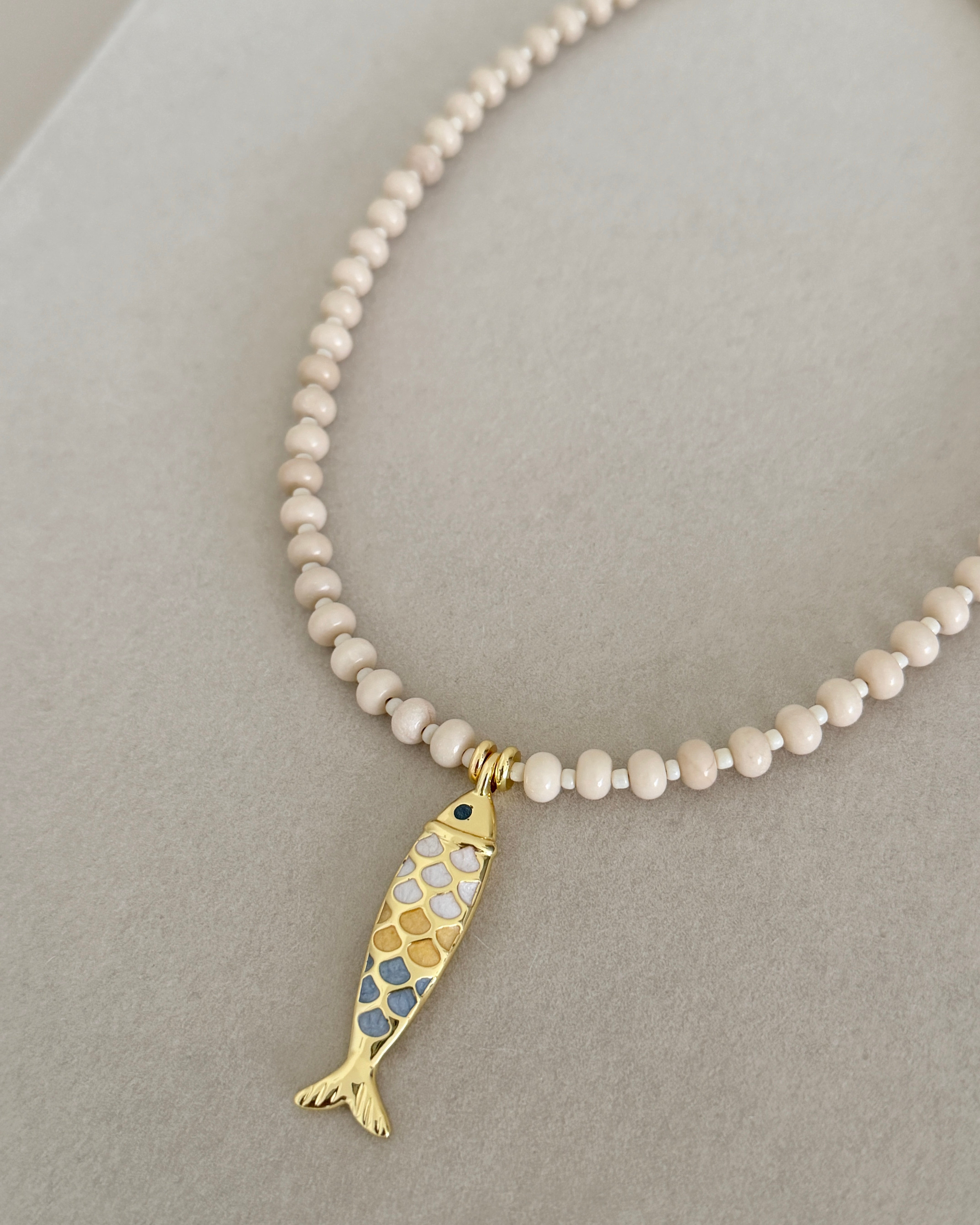 Pearl Coast Fish Necklace