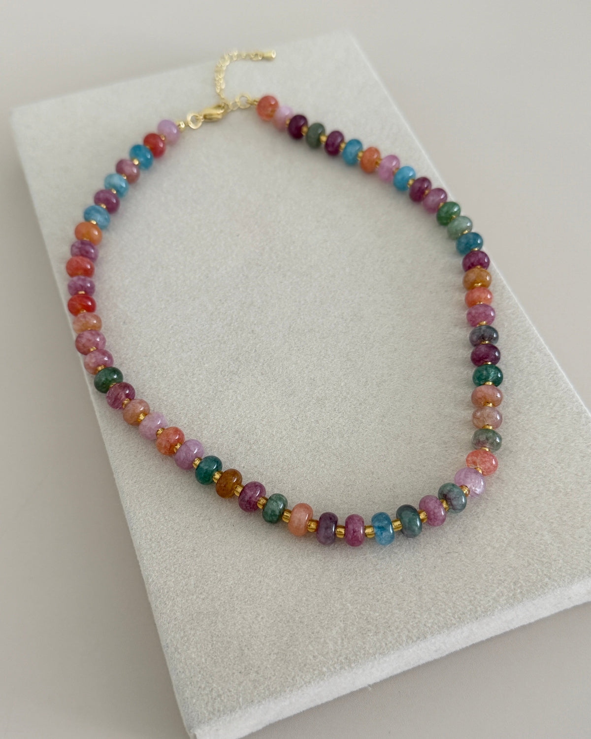 Rainbow Gemstone Necklace